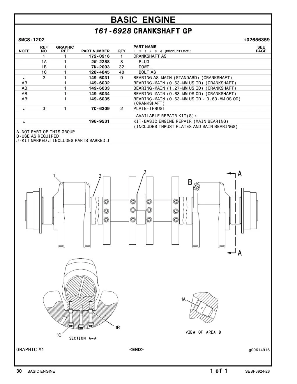 172-0916 - CRANKSHAFTAS
