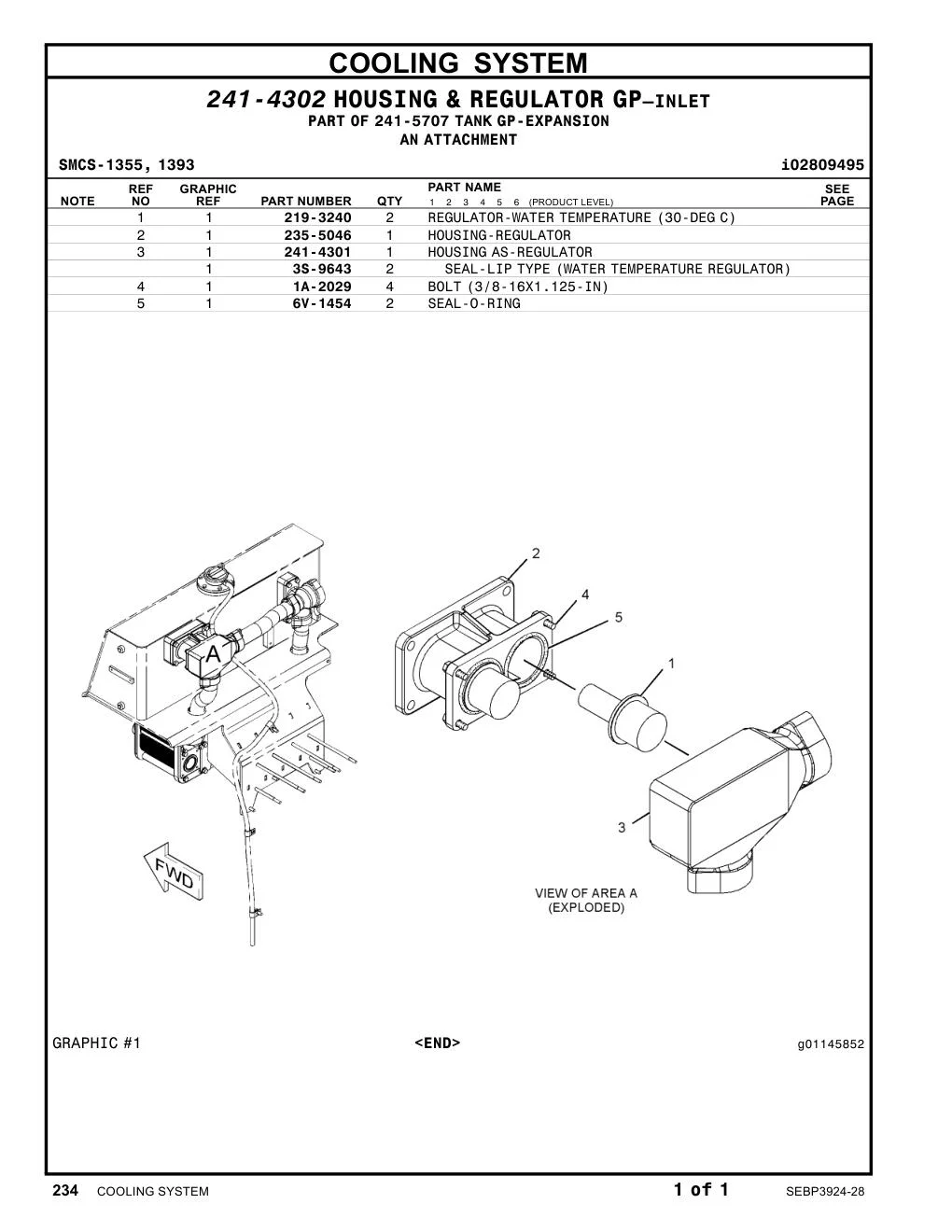 235-5046 HOUSING-REGULATOR CAT parts manual diagram