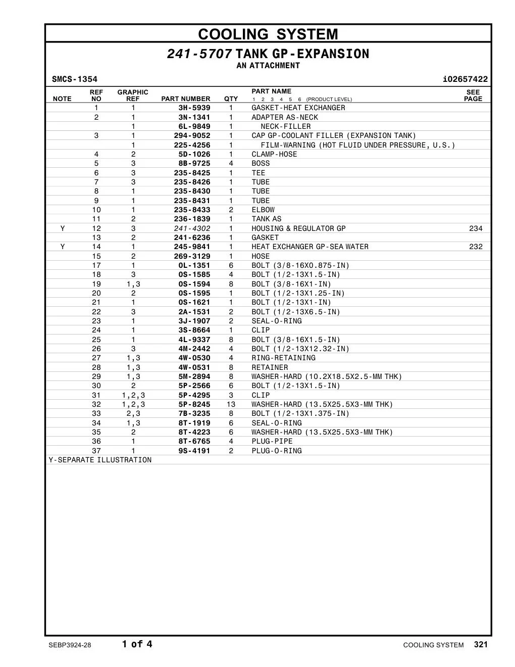 236-1839 TANKAS CAT parts manual diagram