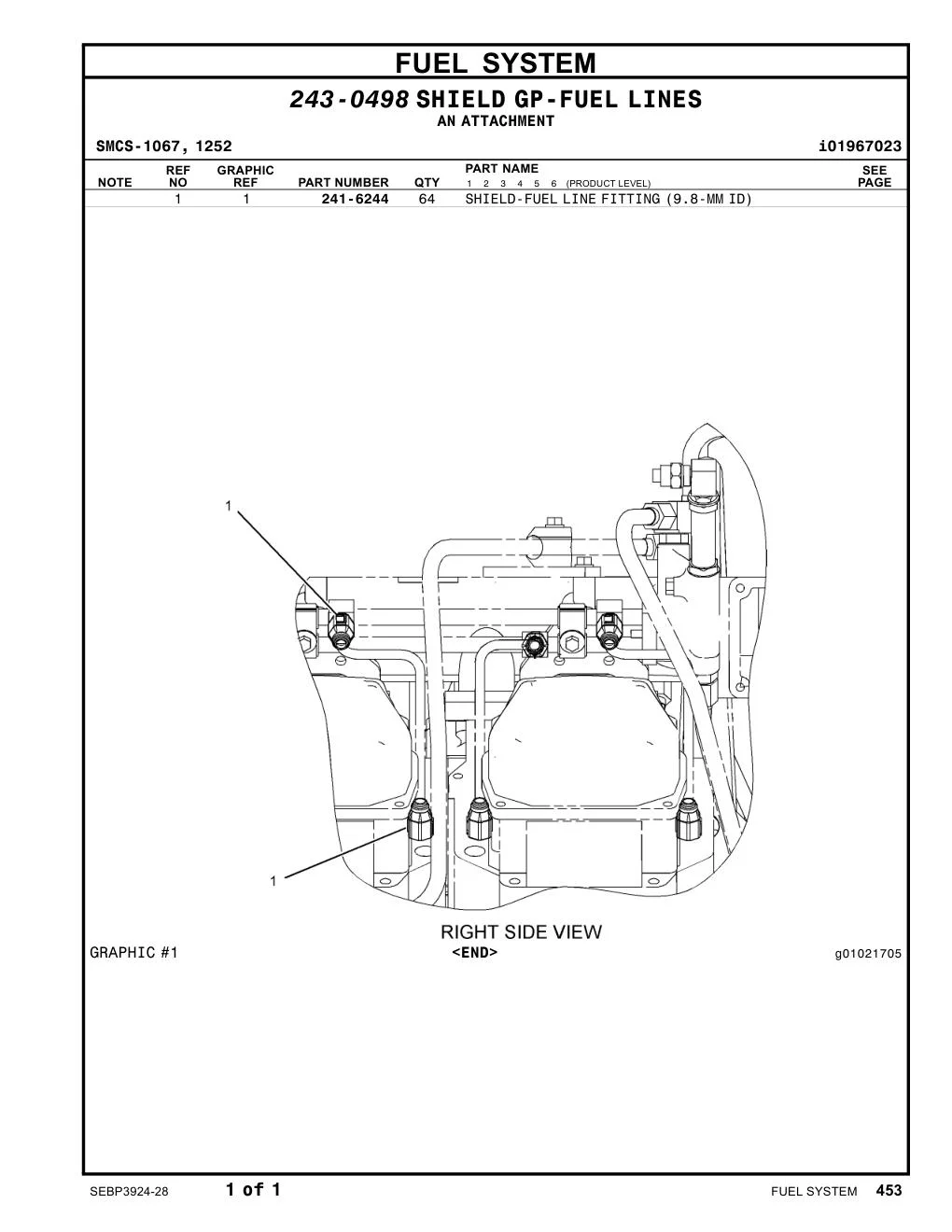 241-6244 - SHIELD-FUELLINEFITTING(9.8-MMID)