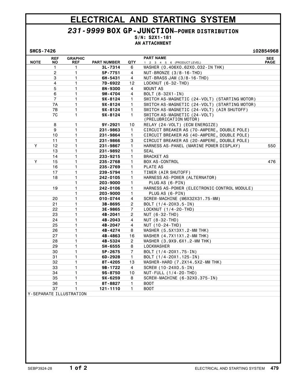 6H-5431 - NUT-BRASS JAM (3/8-16-THD)