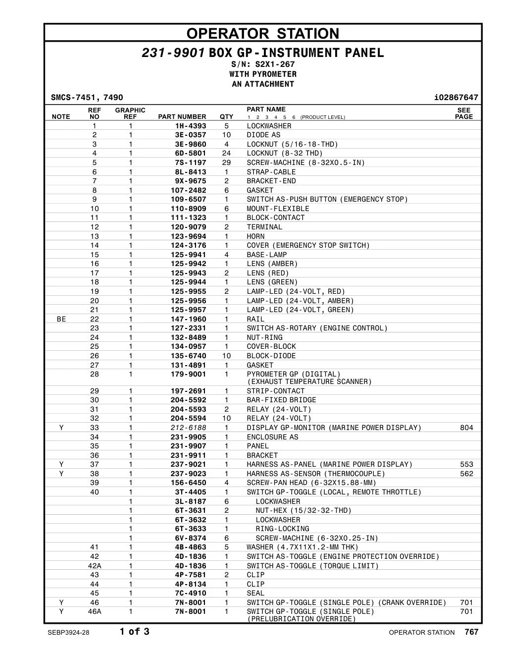 237-9023 - HARNESS AS-SENSOR(THERMOCOUPLE)