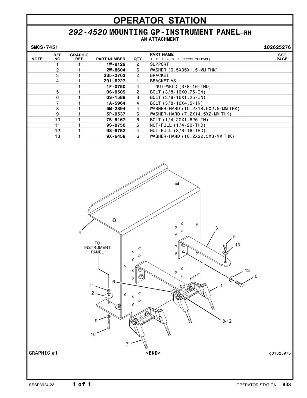 291-6227 - BRACKET AS