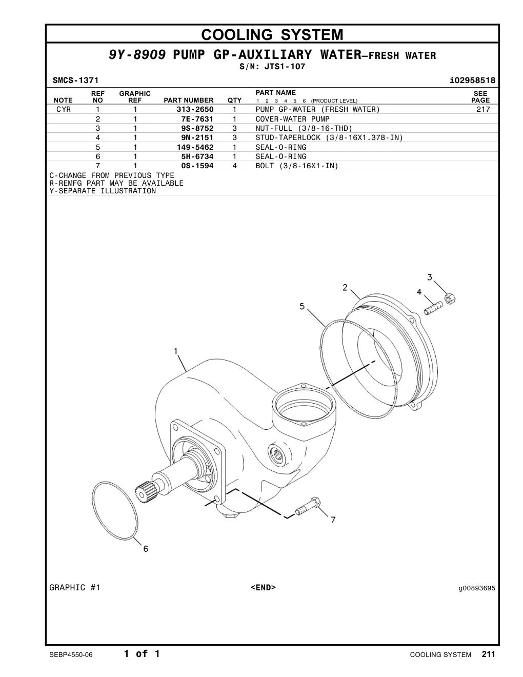 149-5462 - SEAL-O-RING