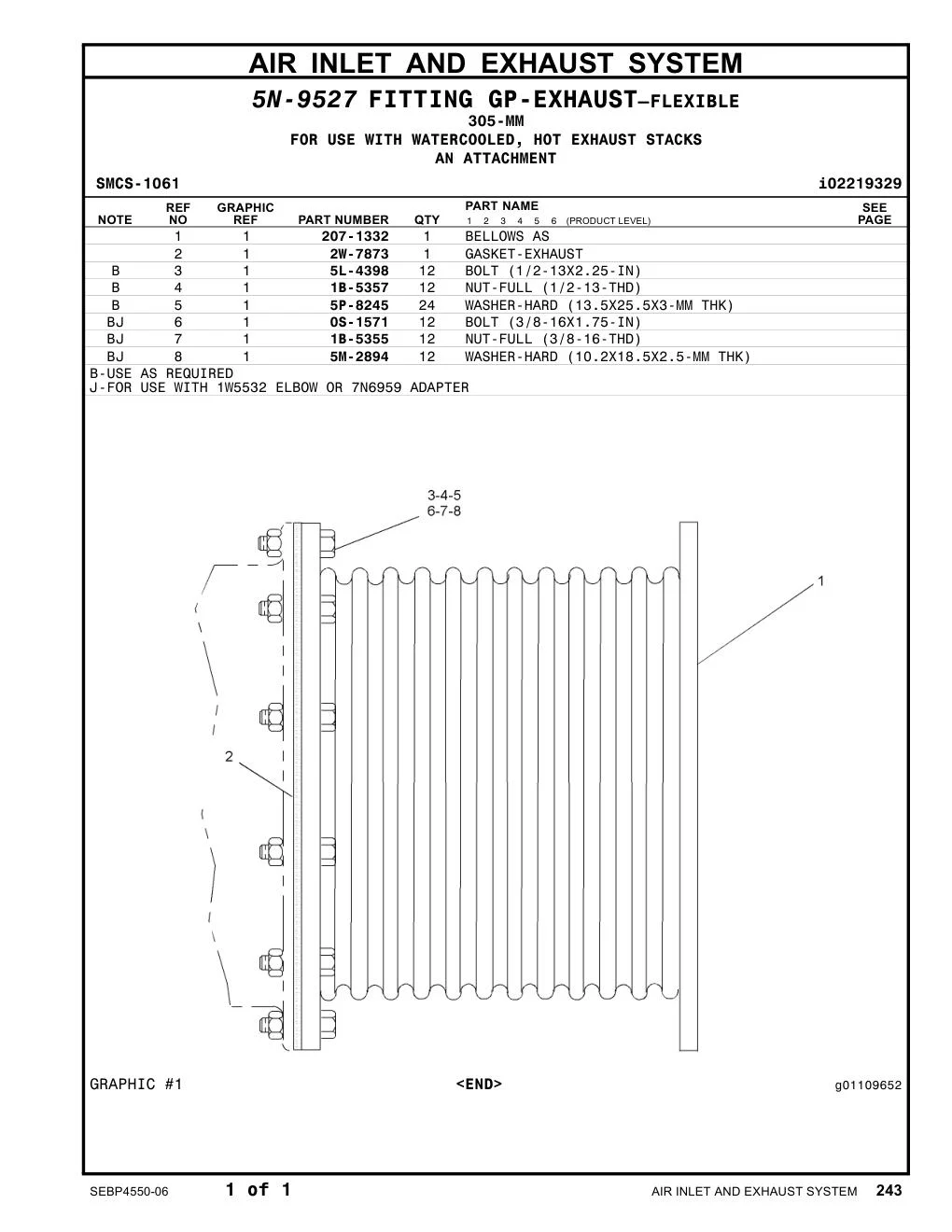 1B-5357 - NUT-FULL (1/2-13-THD)