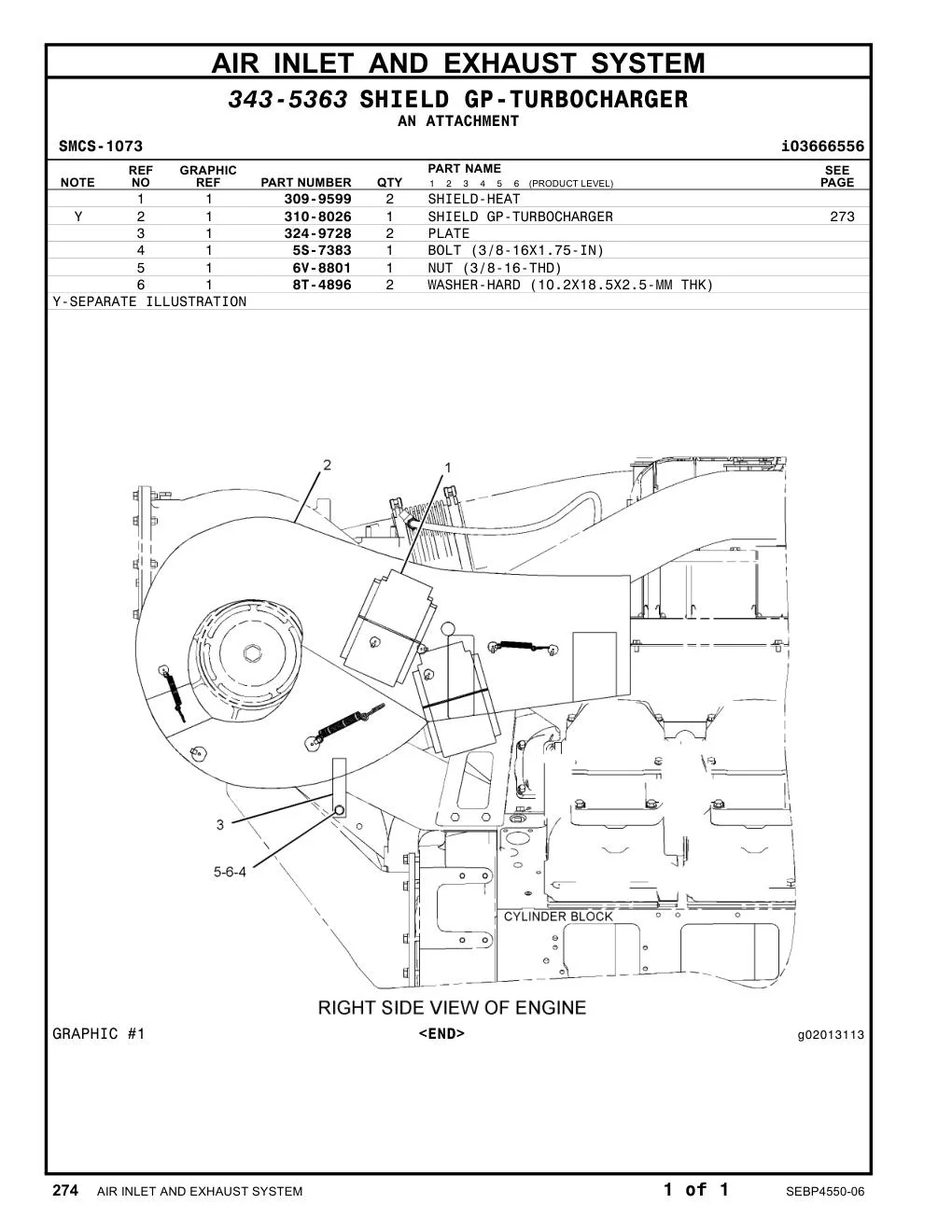 310-8026 - SHIELD GP-TURBOCHARGER
