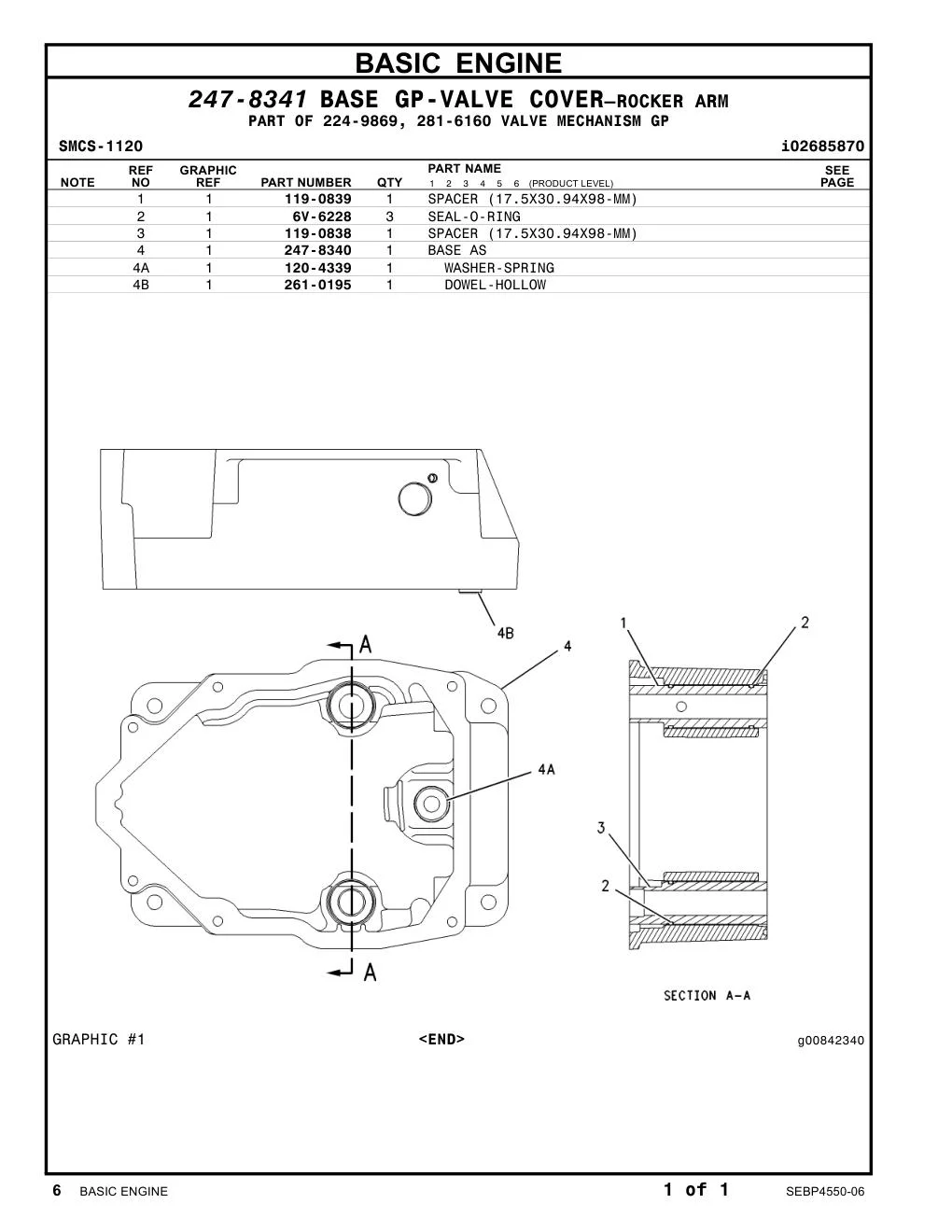 6V-6228 - SEAL-O-RING