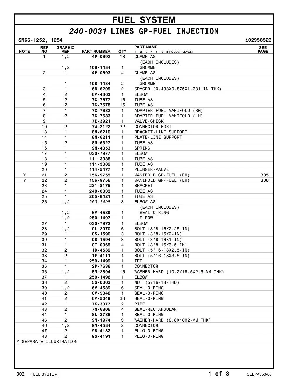8N-6210 - BRACKET-LINE SUPPORT