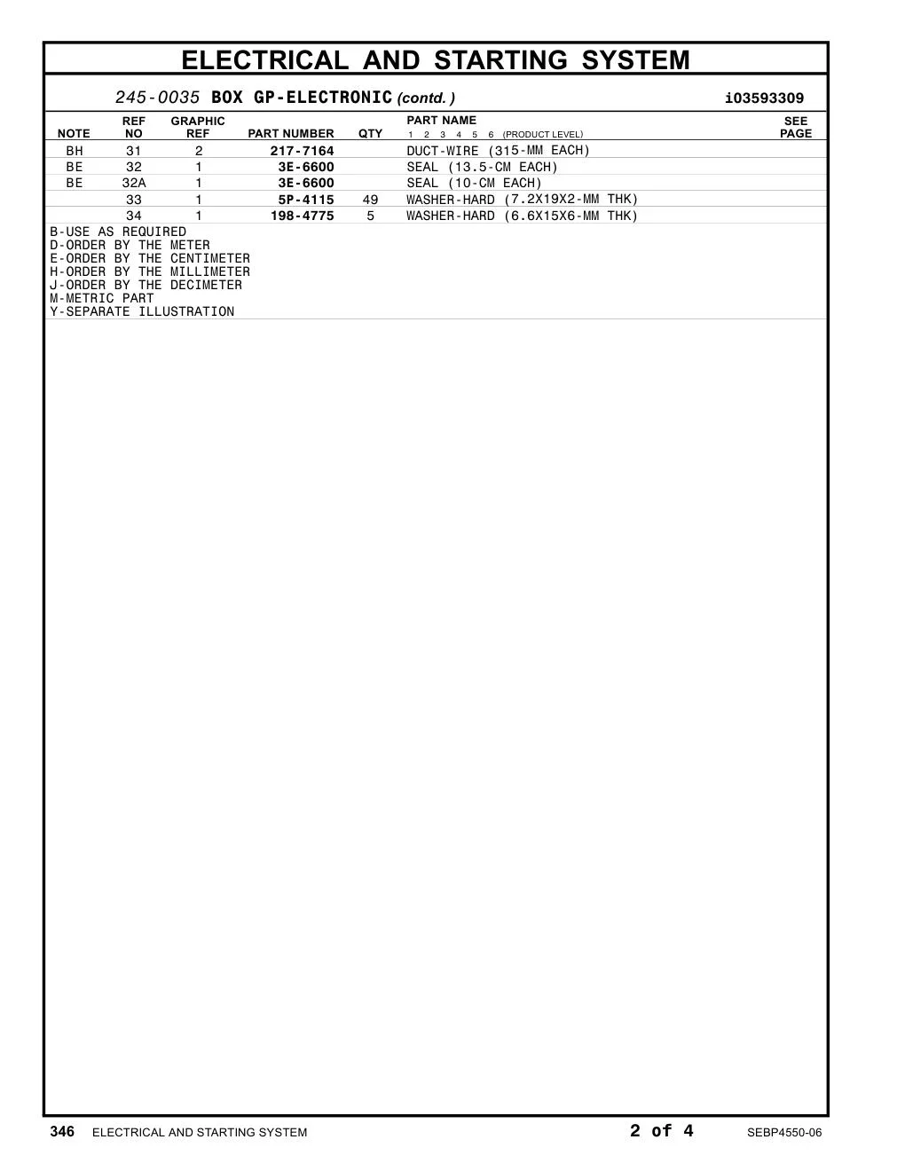 198-4775 - WASHER-HARD (6.6X15X6-MM THK)