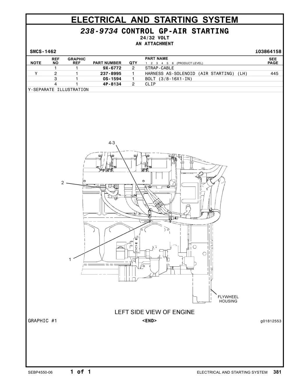 237-8995 - HARNESS AS-SOLENOID(AIRSTARTING)