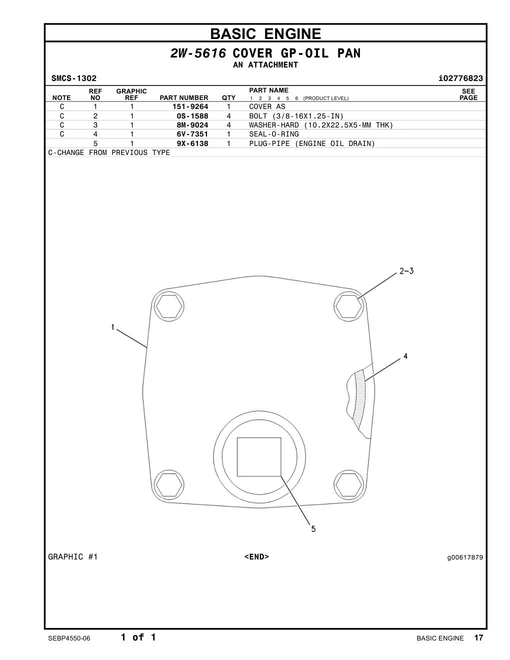 9X-6138 - PLUG-PIPE