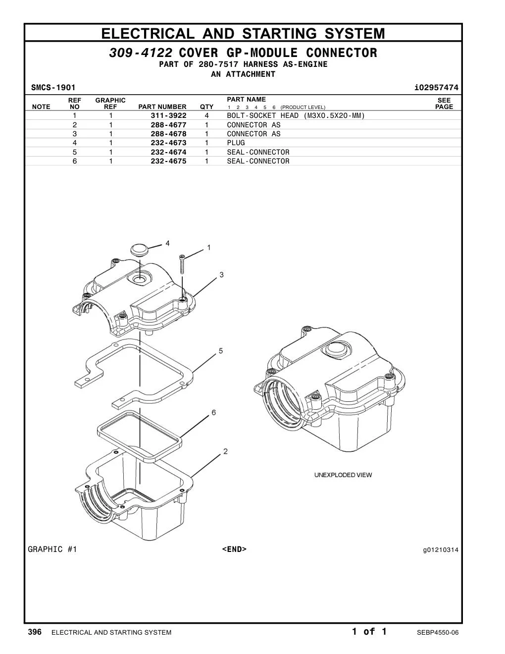 311-3922 - BOLT-SOCKET HEAD (M3X0.5X20-MM)