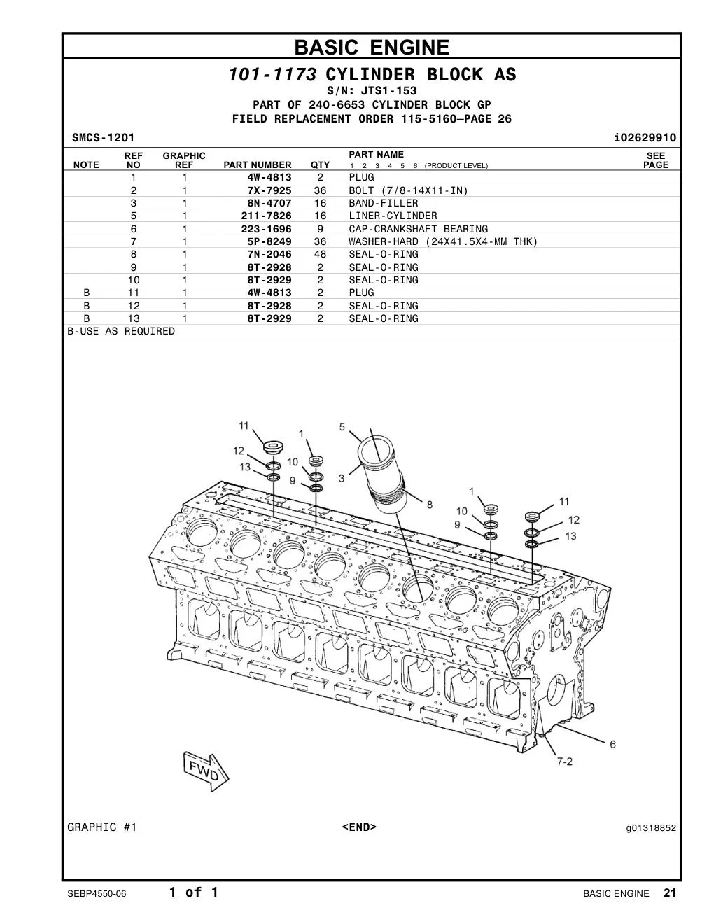 4W-4813 - PLUG