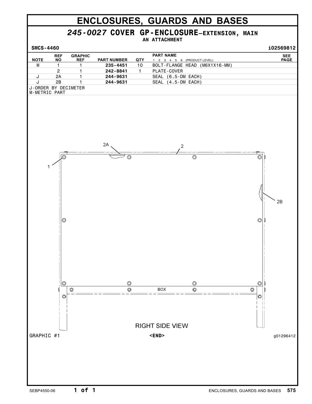 242-8841 - PLATE-COVER