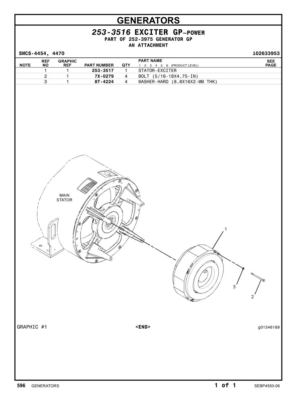7X-0279 - BOLT (5/16-18X4.75-IN)