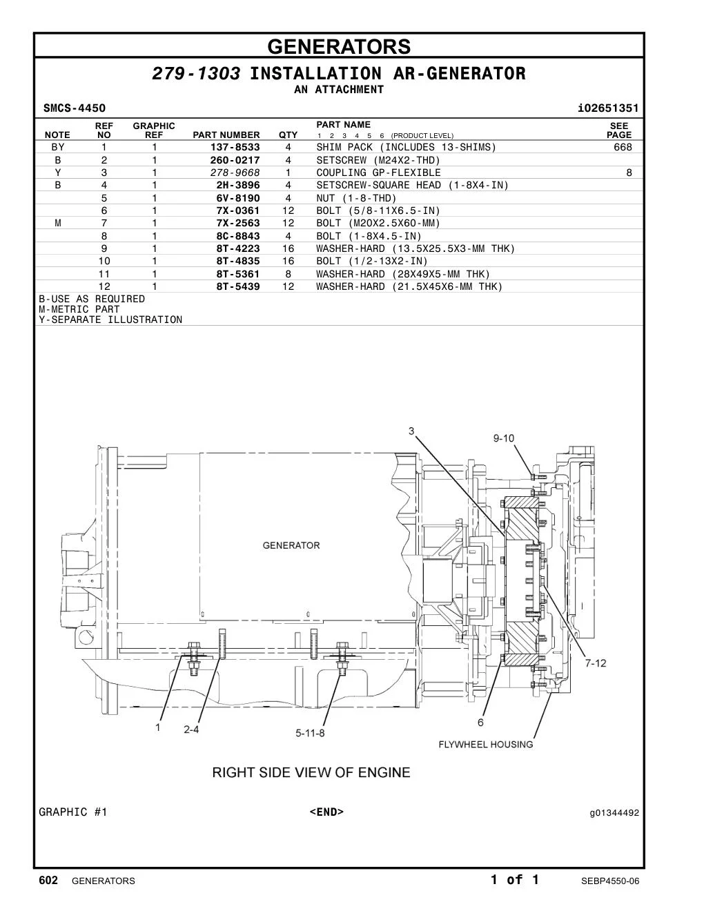 6V-8190 - NUT (1-8-THD)