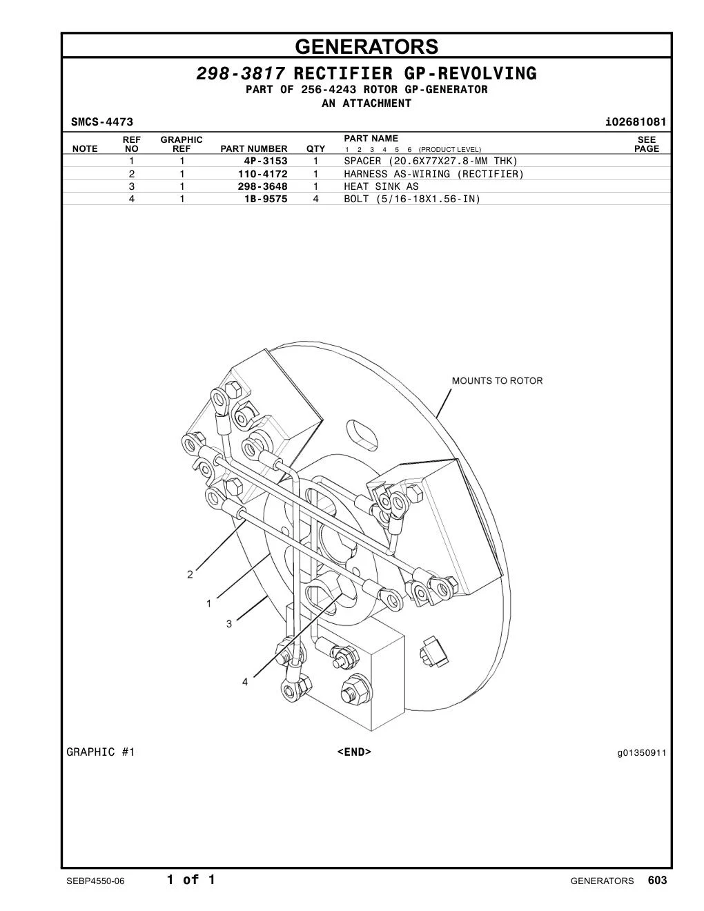 298-3648 - HEAT SINK AS