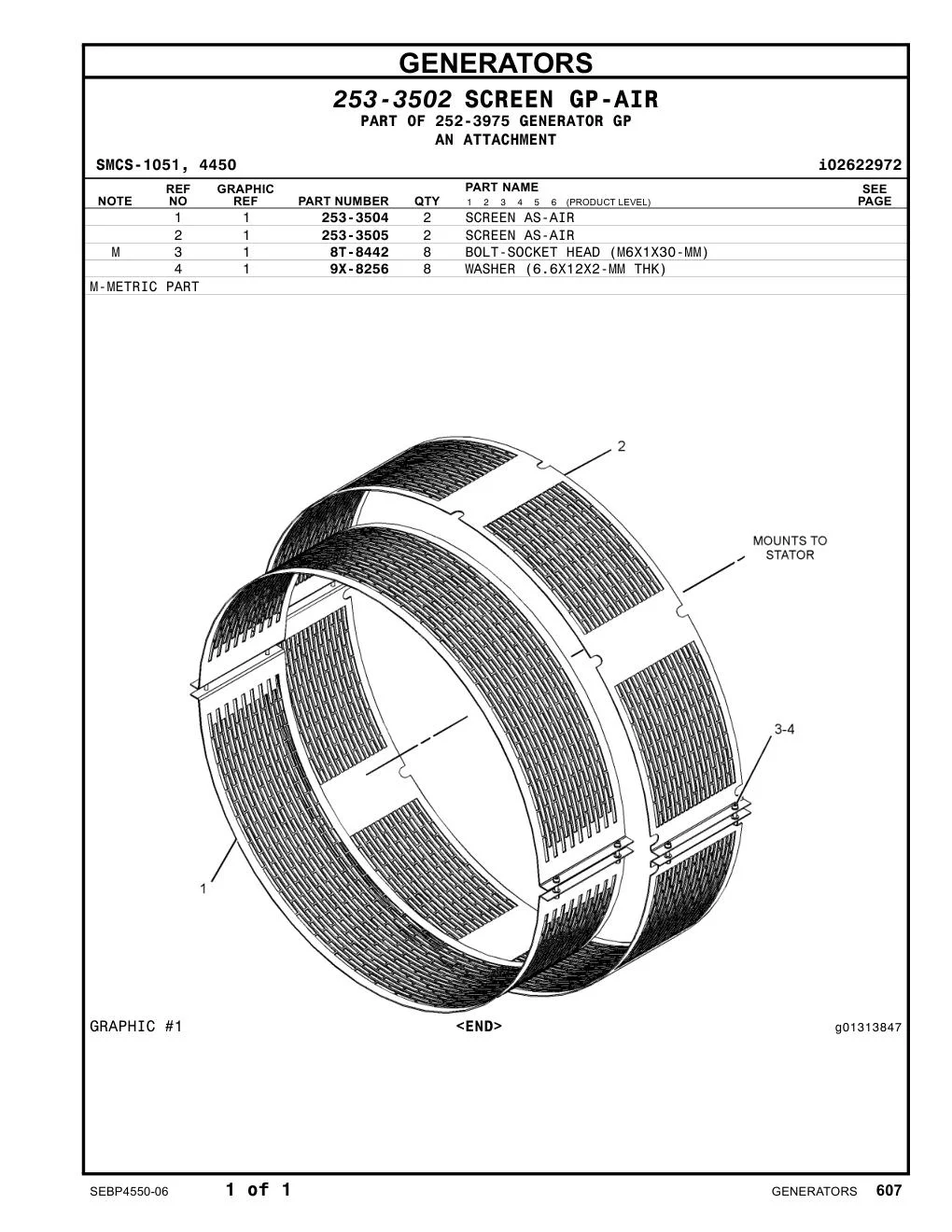 8T-8442 - BOLT-SOCKET HEAD (M6X1X30-MM)