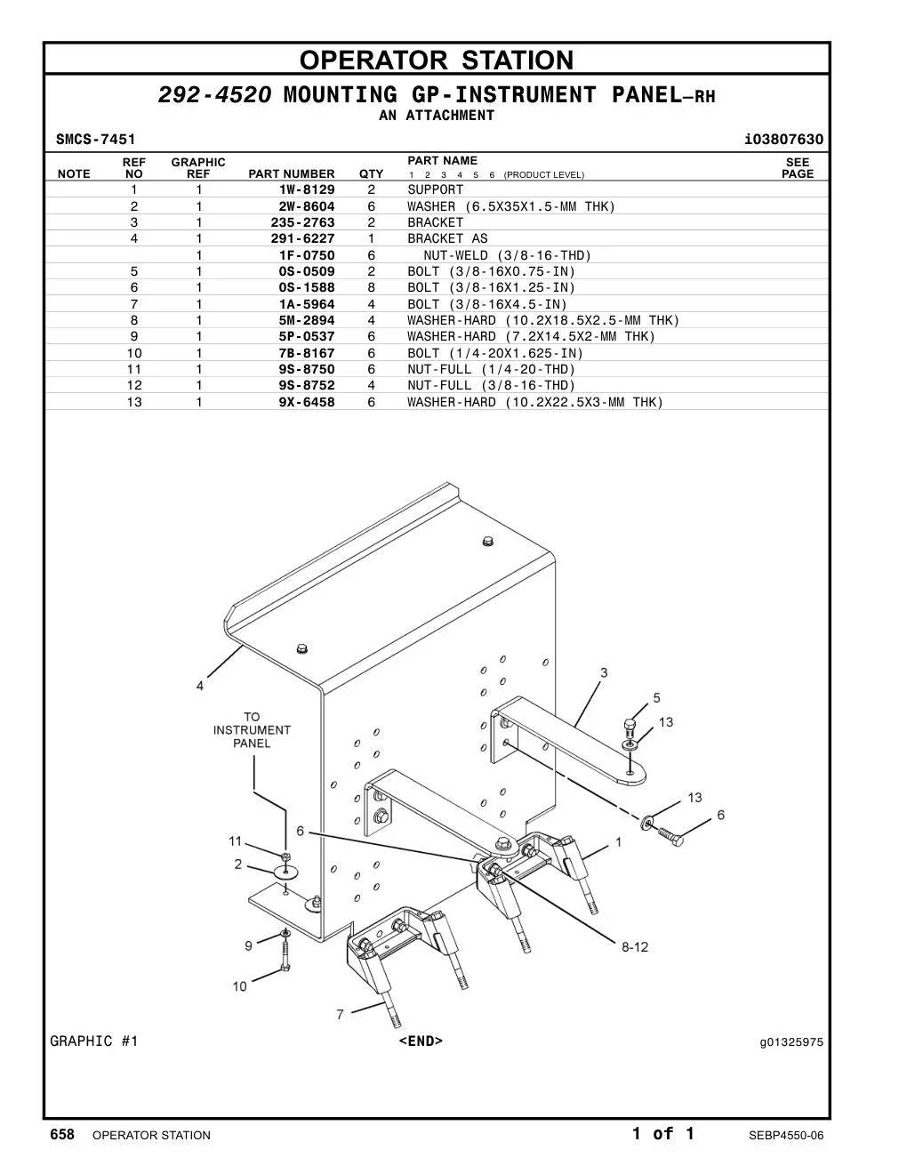 291-6227 - BRACKET AS
