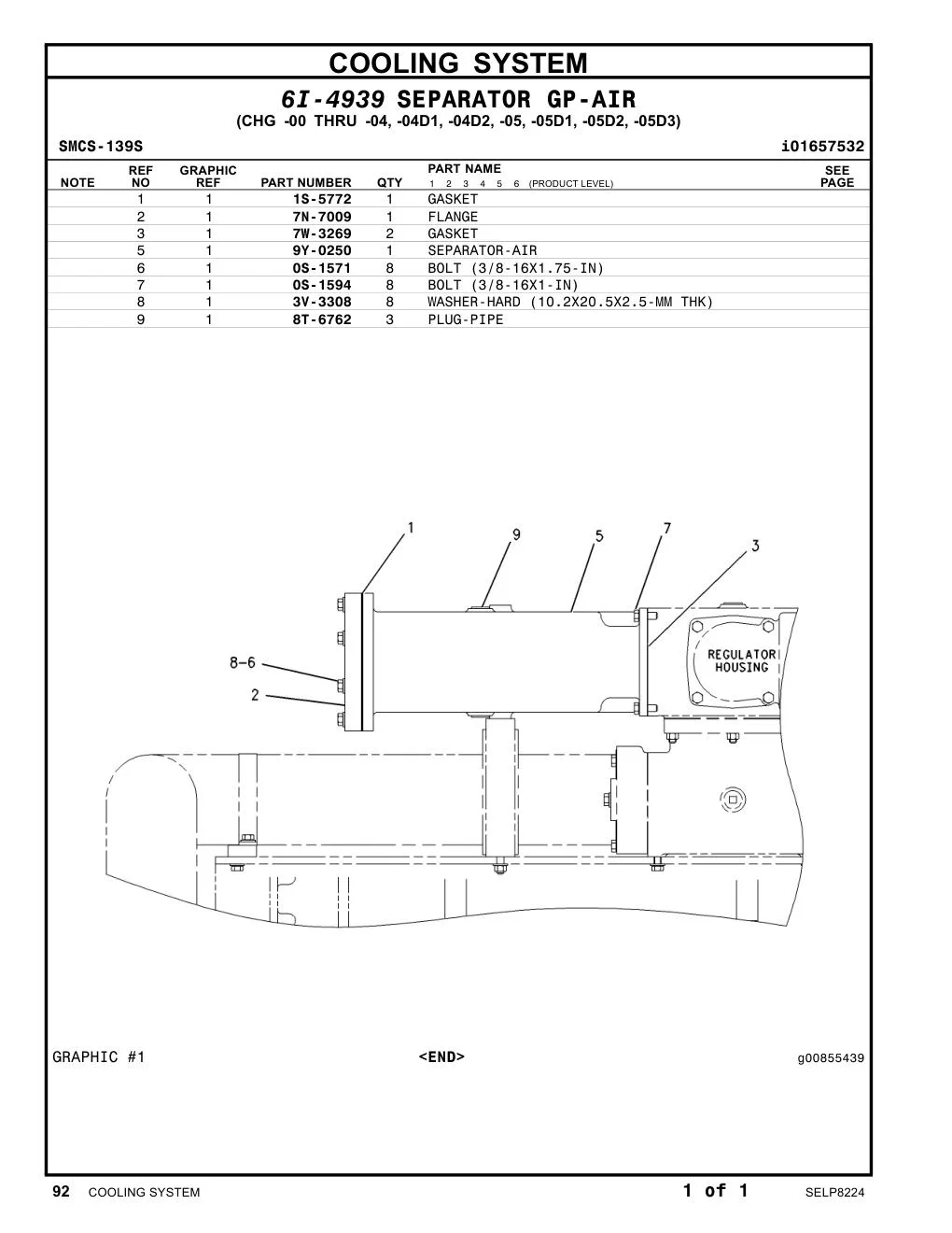 9Y-0250 - SEPARATOR-AIR