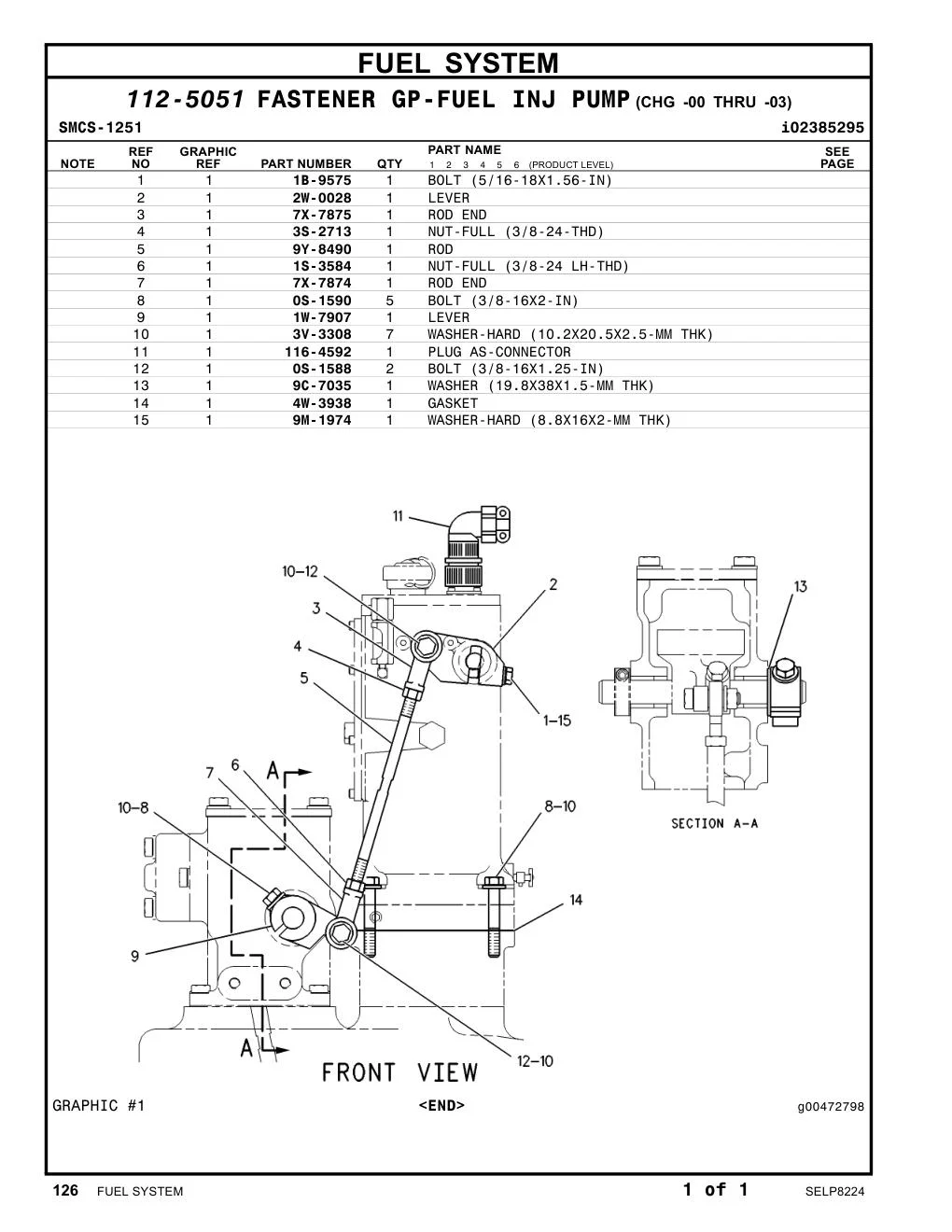 3S-2713 - NUT-FULL (3/8-24-THD)