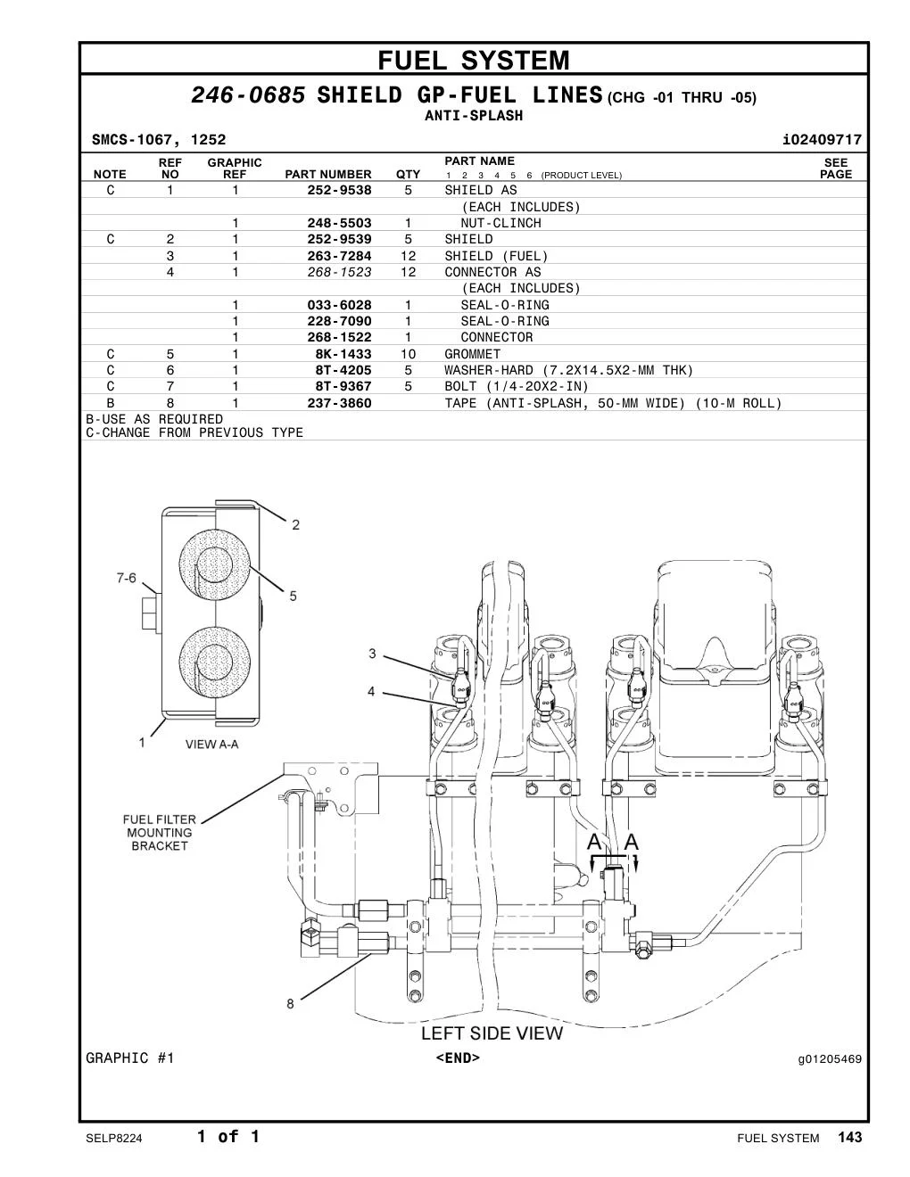 033-6028 SEAL-O-RING CAT parts manual diagram
