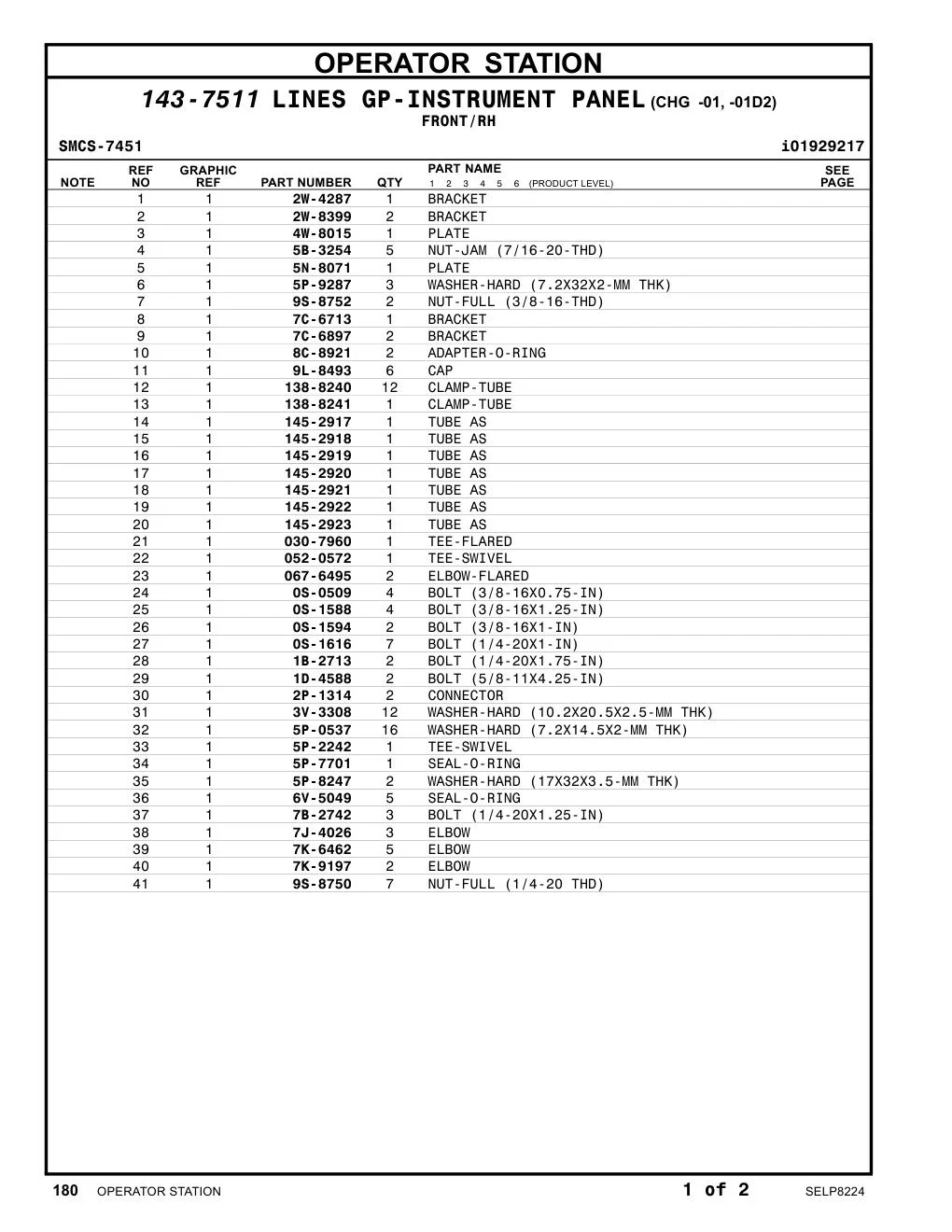 2W-8399 - BRACKET