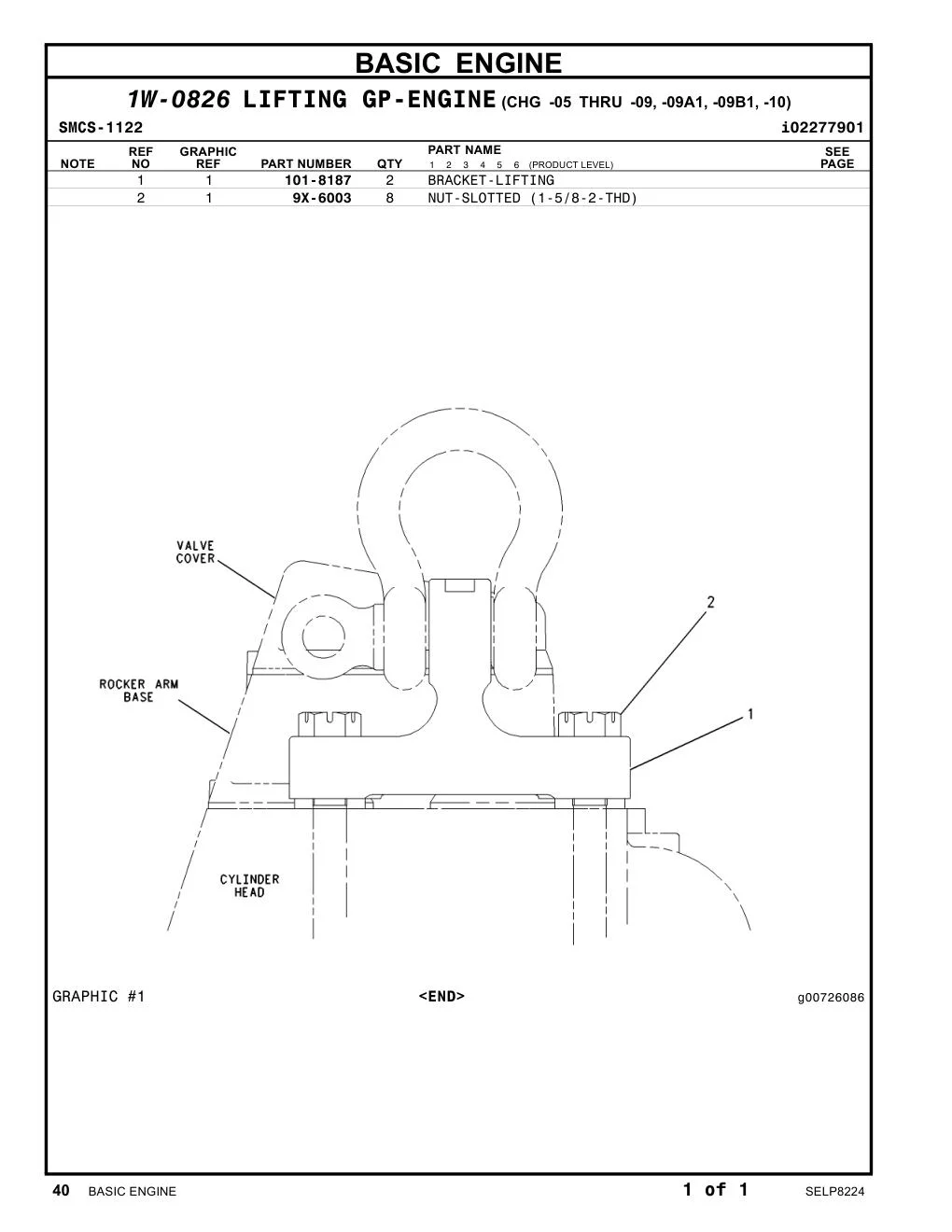 9X-6003 - NUT-SLOTTED (1-5/8-2-THD)