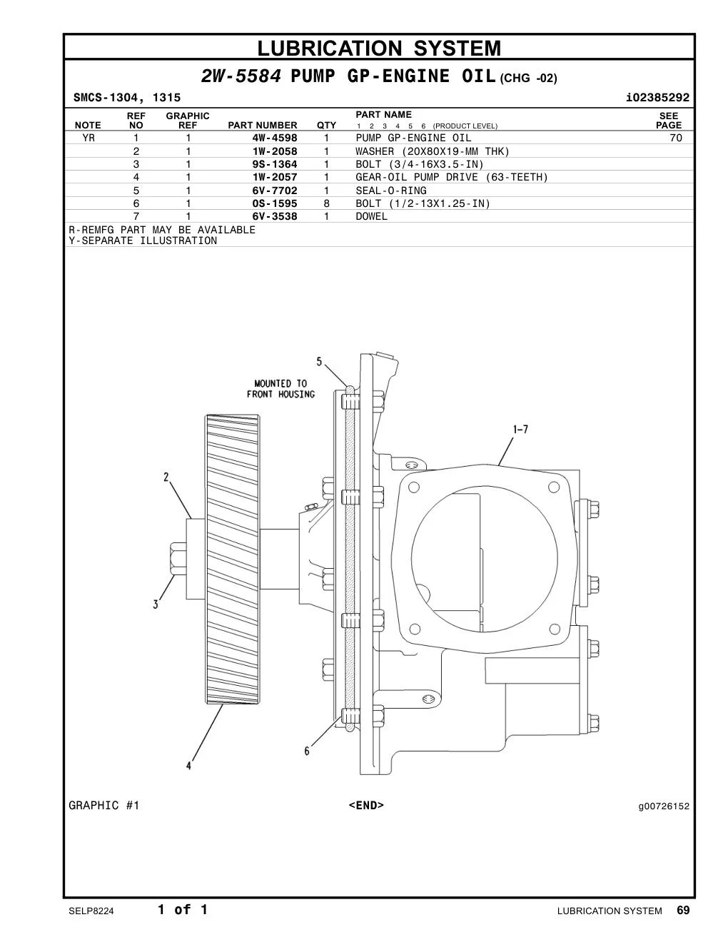 1W-2058 - WASHER (20X80X19-MM THK)