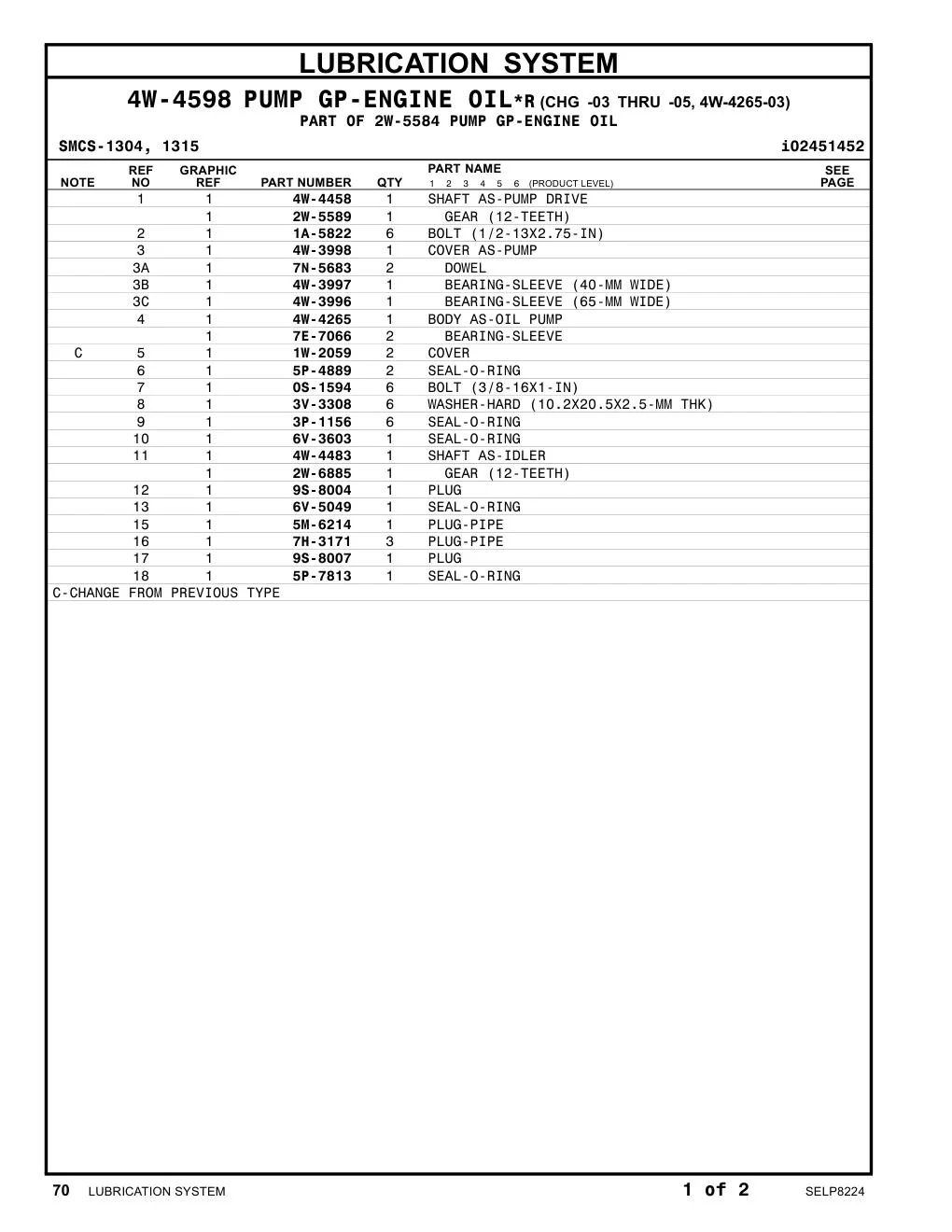 2W-5589 - GEAR (12-TEETH)