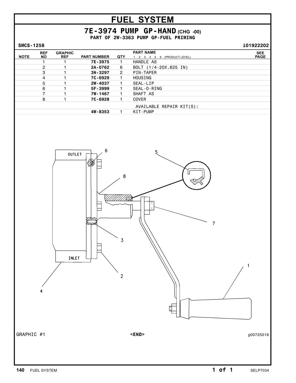2W-4037 - SEAL-LIP TYPE