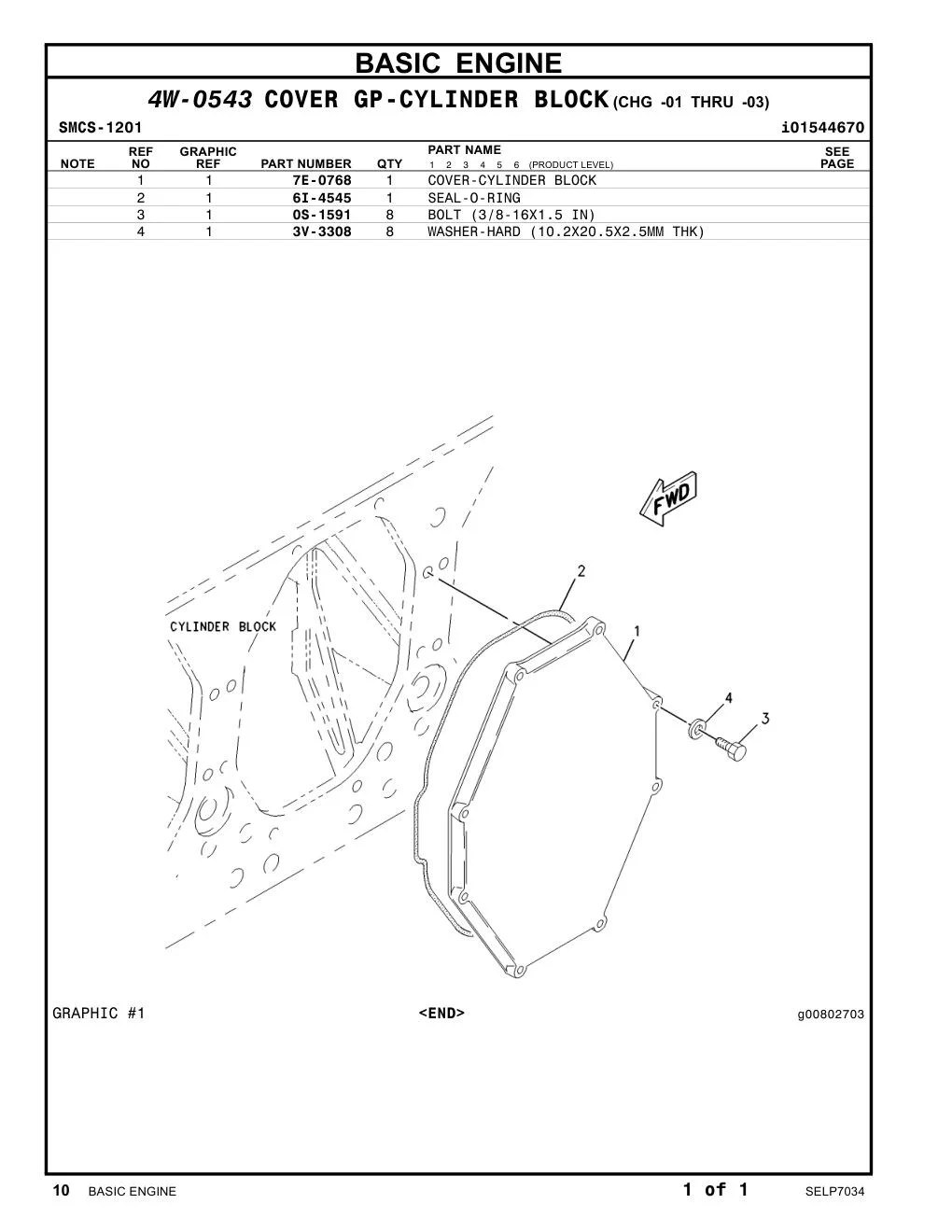 6I-4545 - SEAL-O-RING
