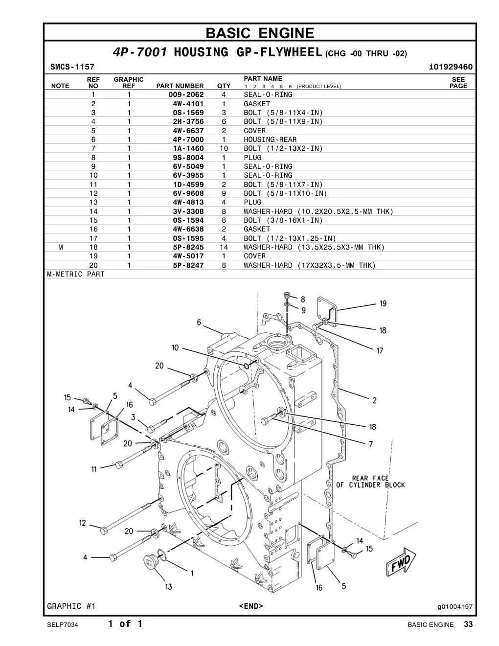 1A-1460 - BOLT (1/2-13X2-IN)
