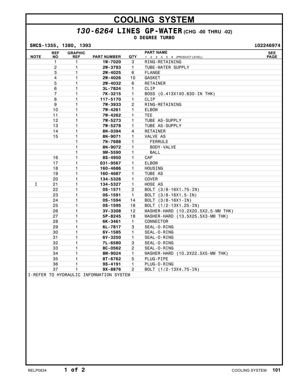 031-9567 ELBOW CAT parts manual diagram