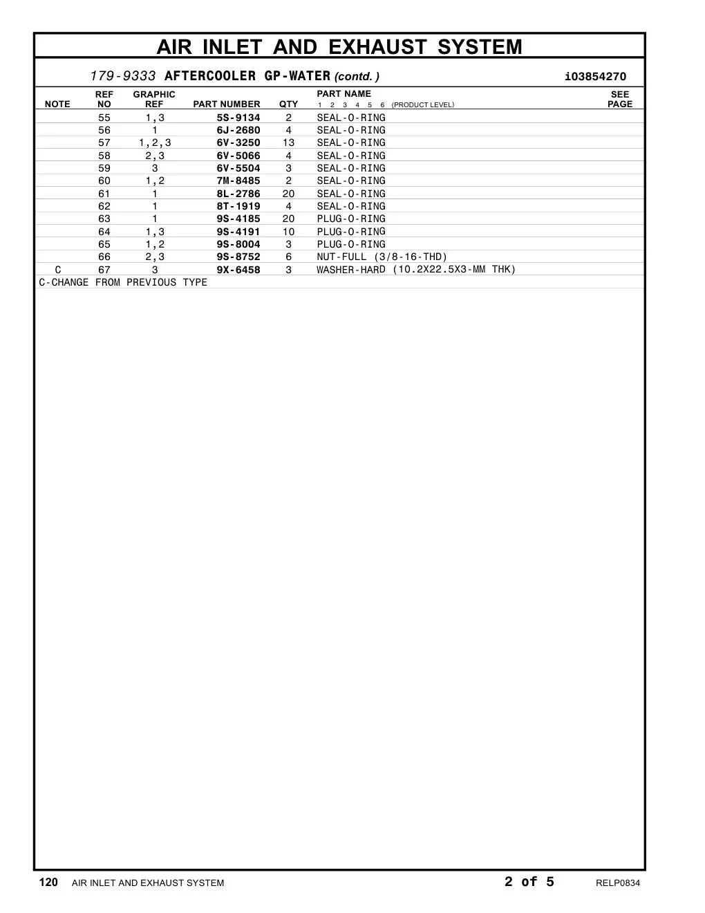 6V-5504 - SEAL-O-RING