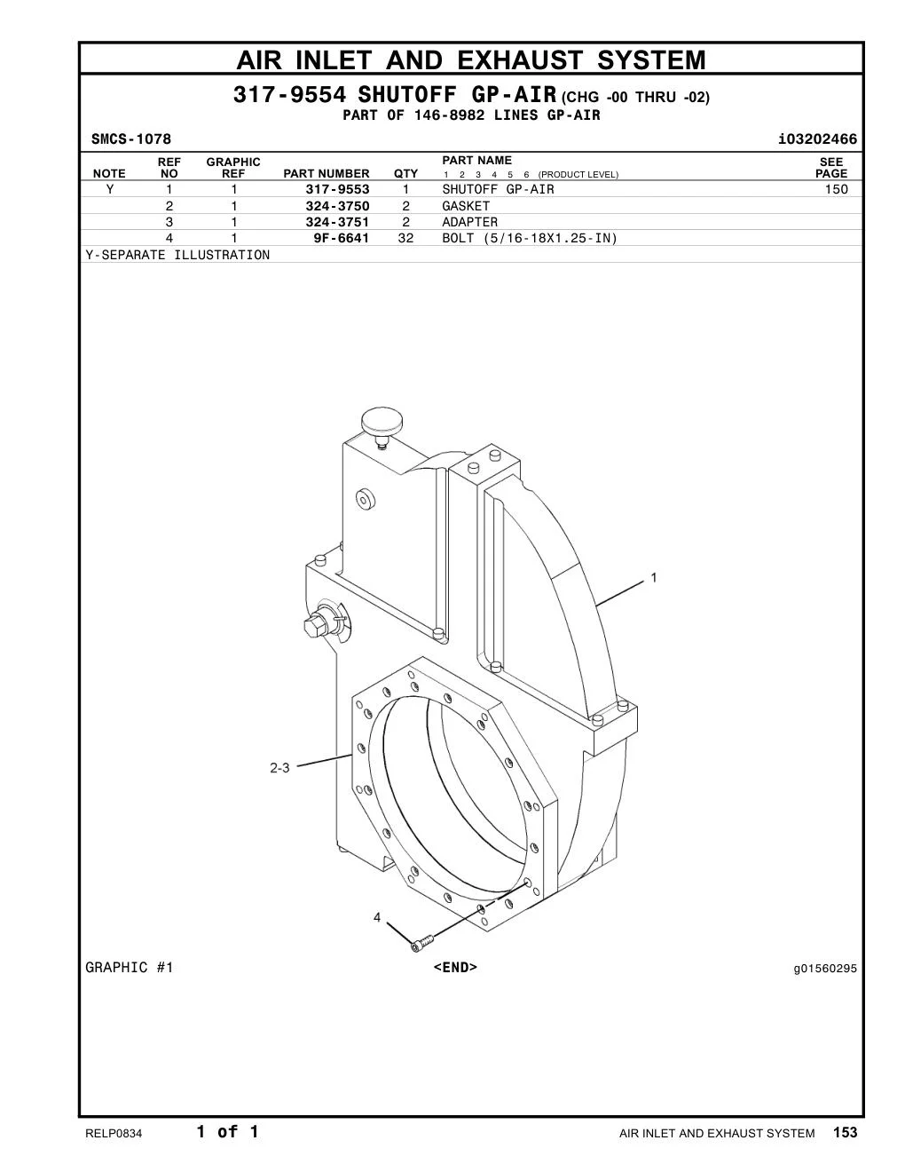 324-3751 ADAPTER CAT parts manual diagram