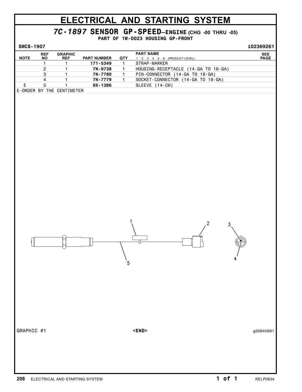 7N-7779 - SOCKET-CONNECTOR (14-GA TO 18-GA)