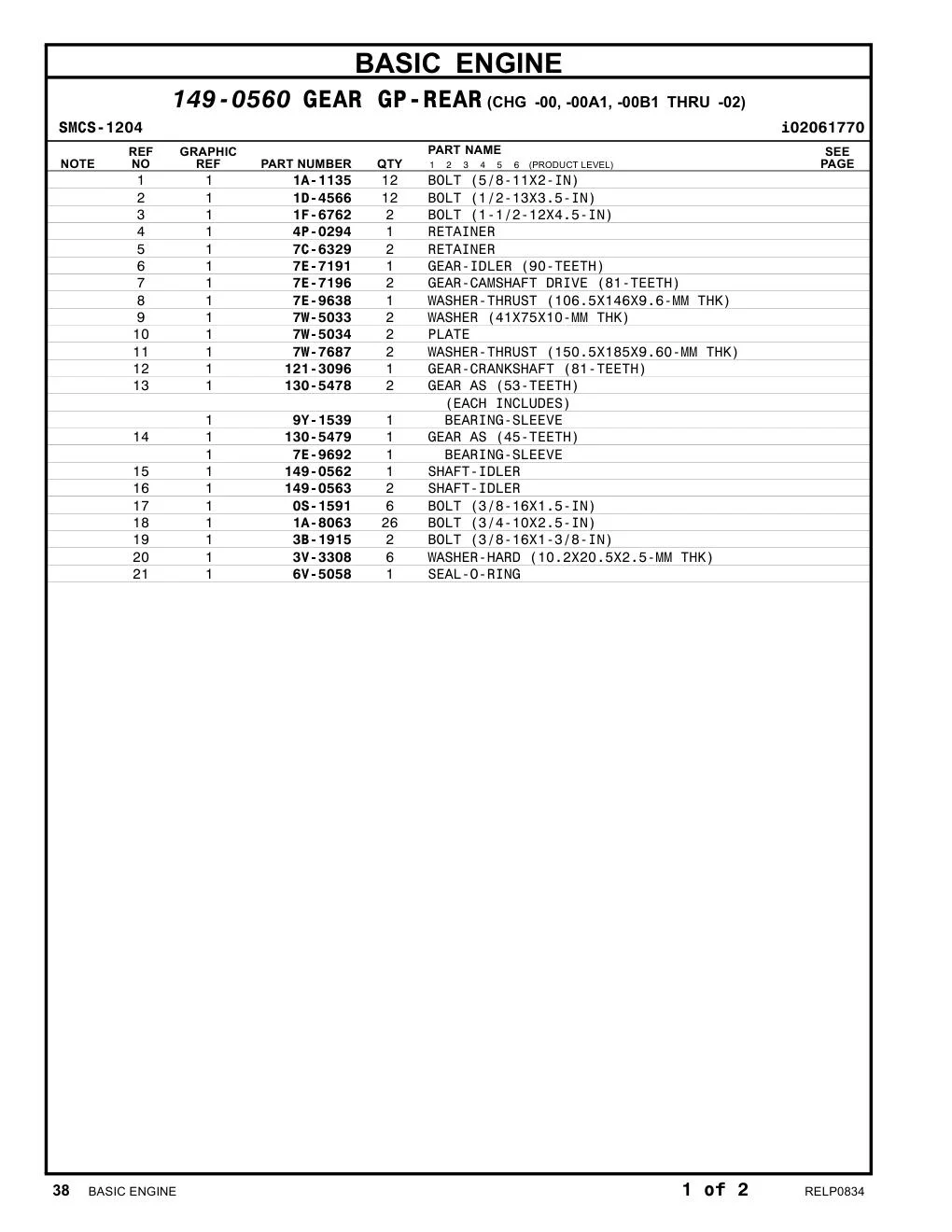 4P-0294 - RETAINER