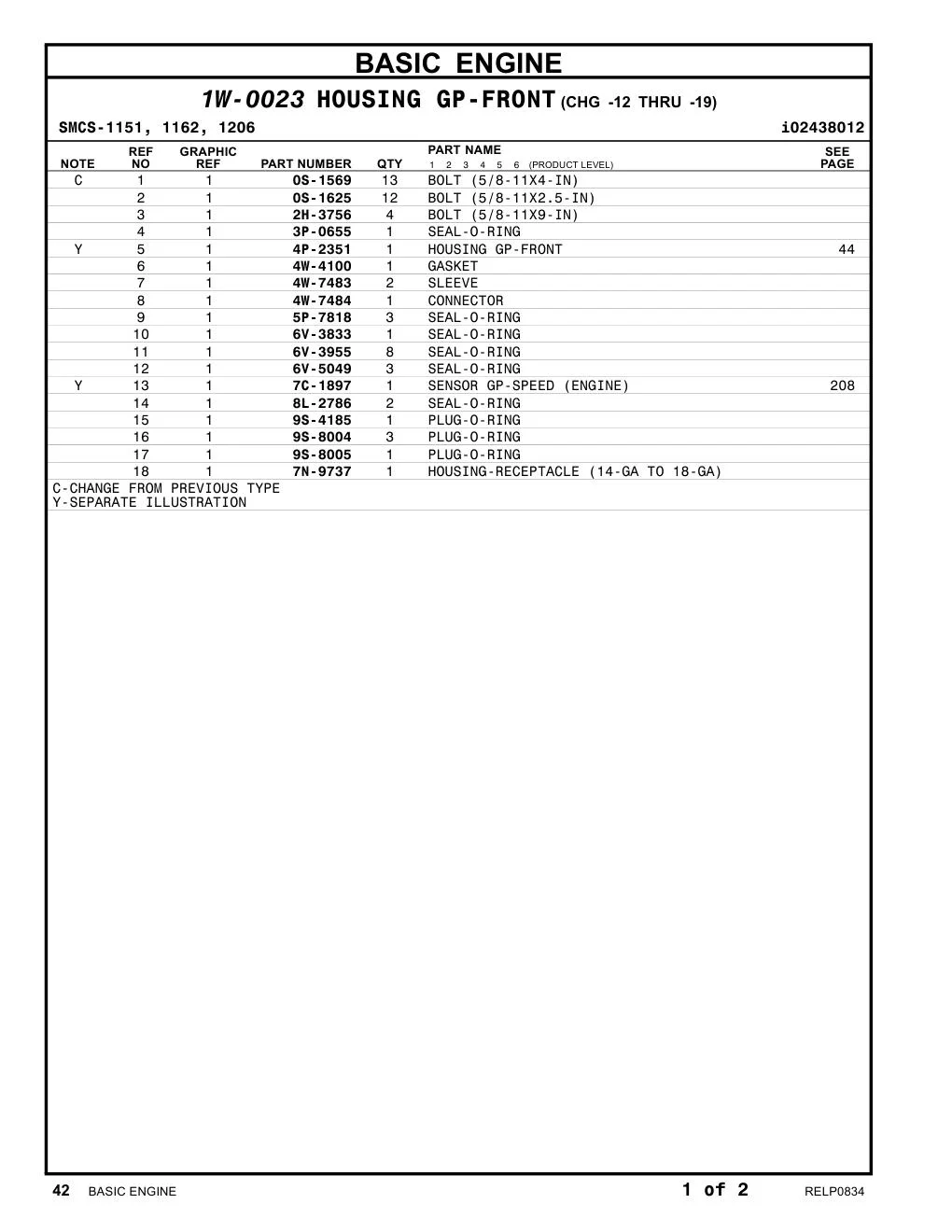 4W-4100 - GASKET