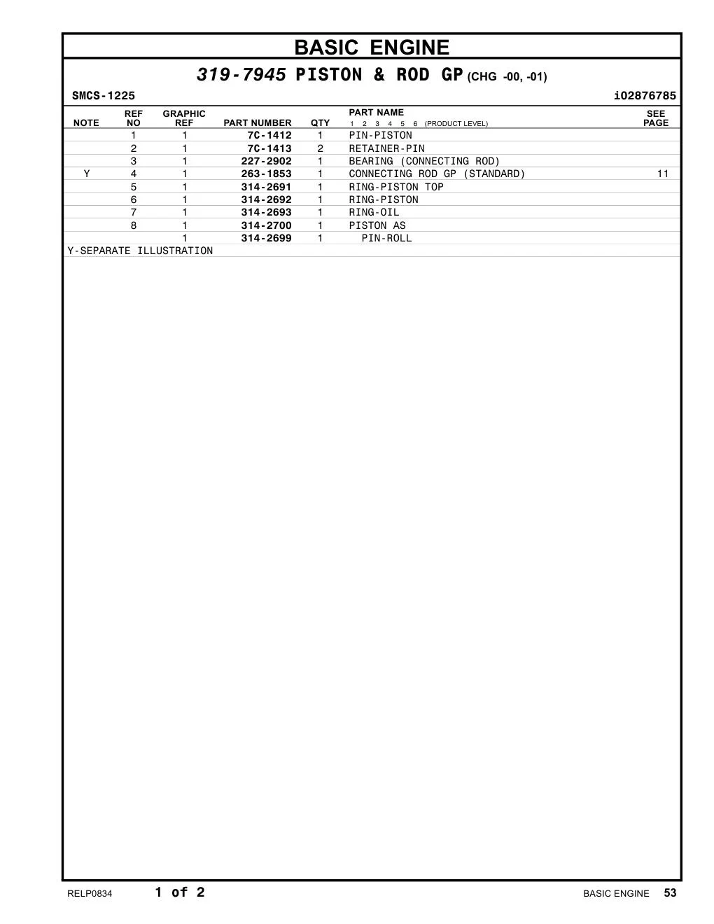 314-2692 - RING-PISTON