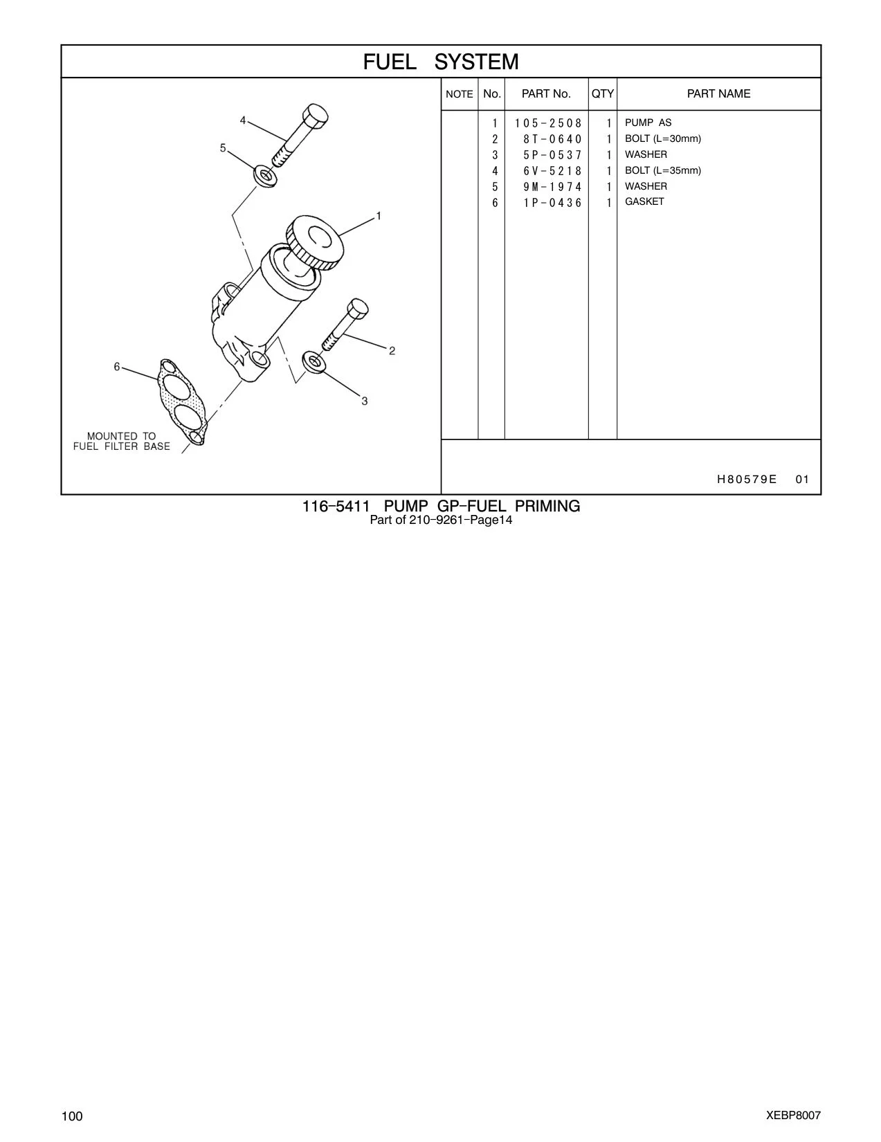 8T-0640 - BOLT (L=30mm)