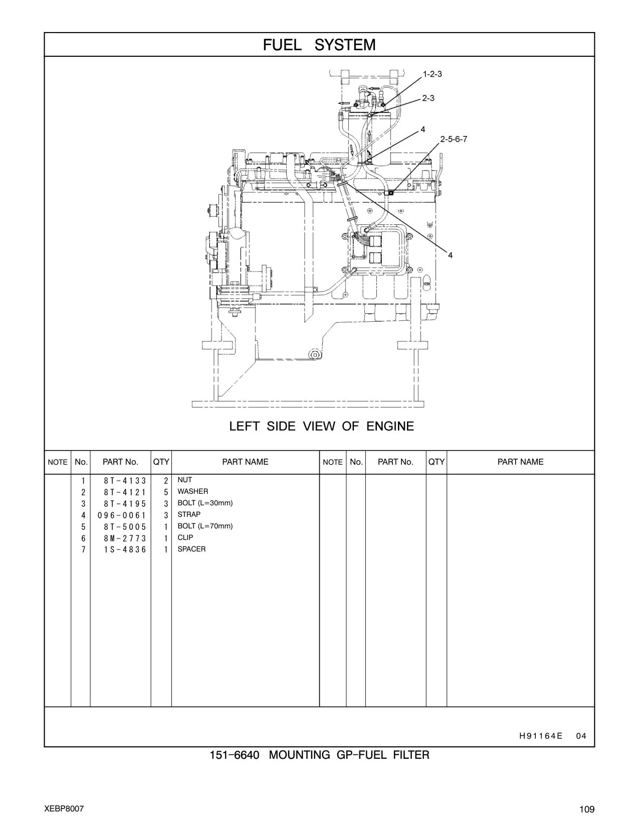 8T-5005 - BOLT (L=70mm)