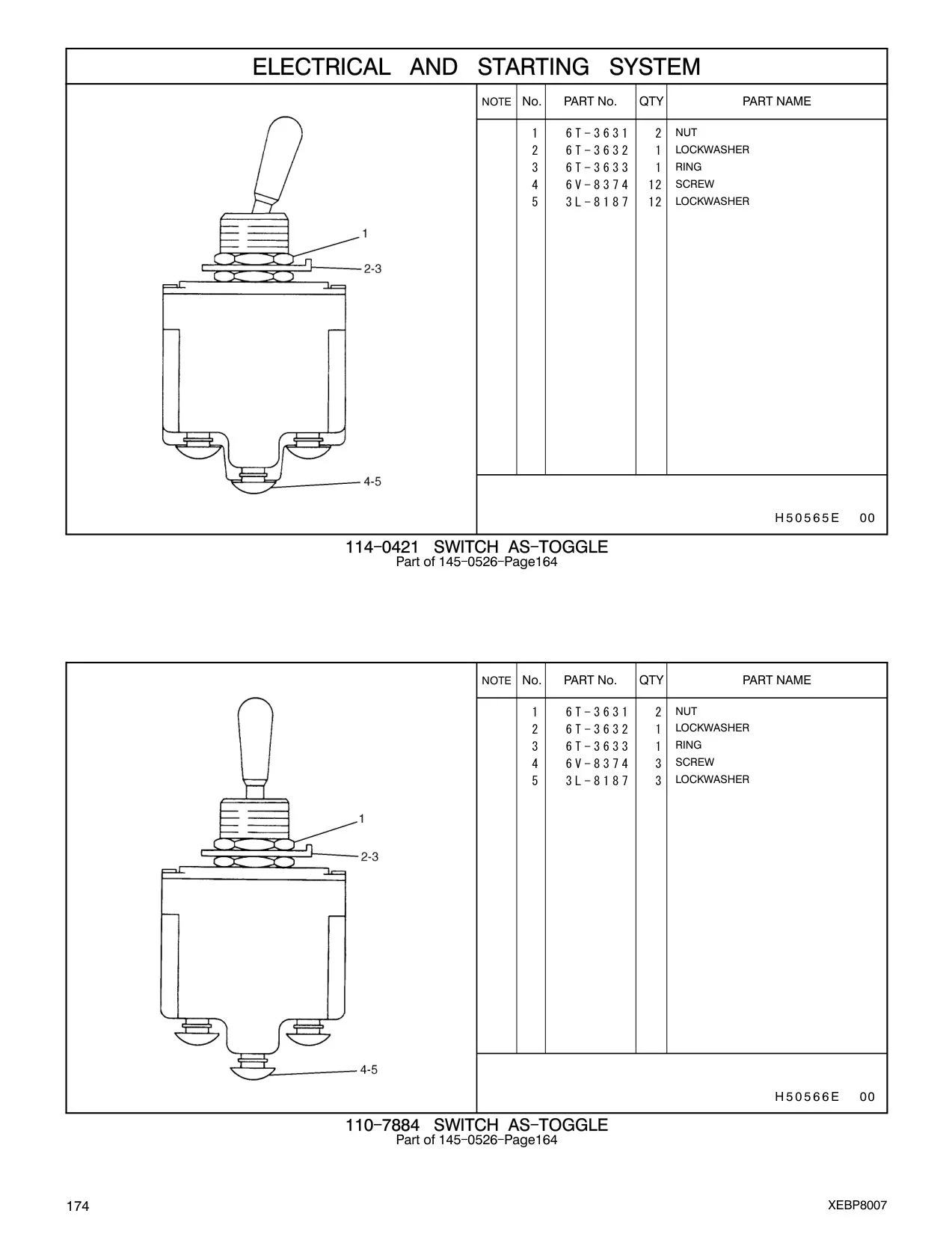 6V-8374 - SCREW-MACHINE (6-32X0.25-IN)