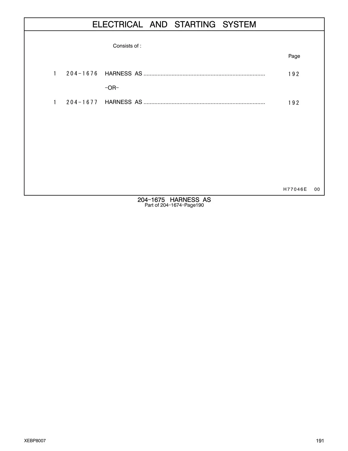 204-1676 - HARNESS AS