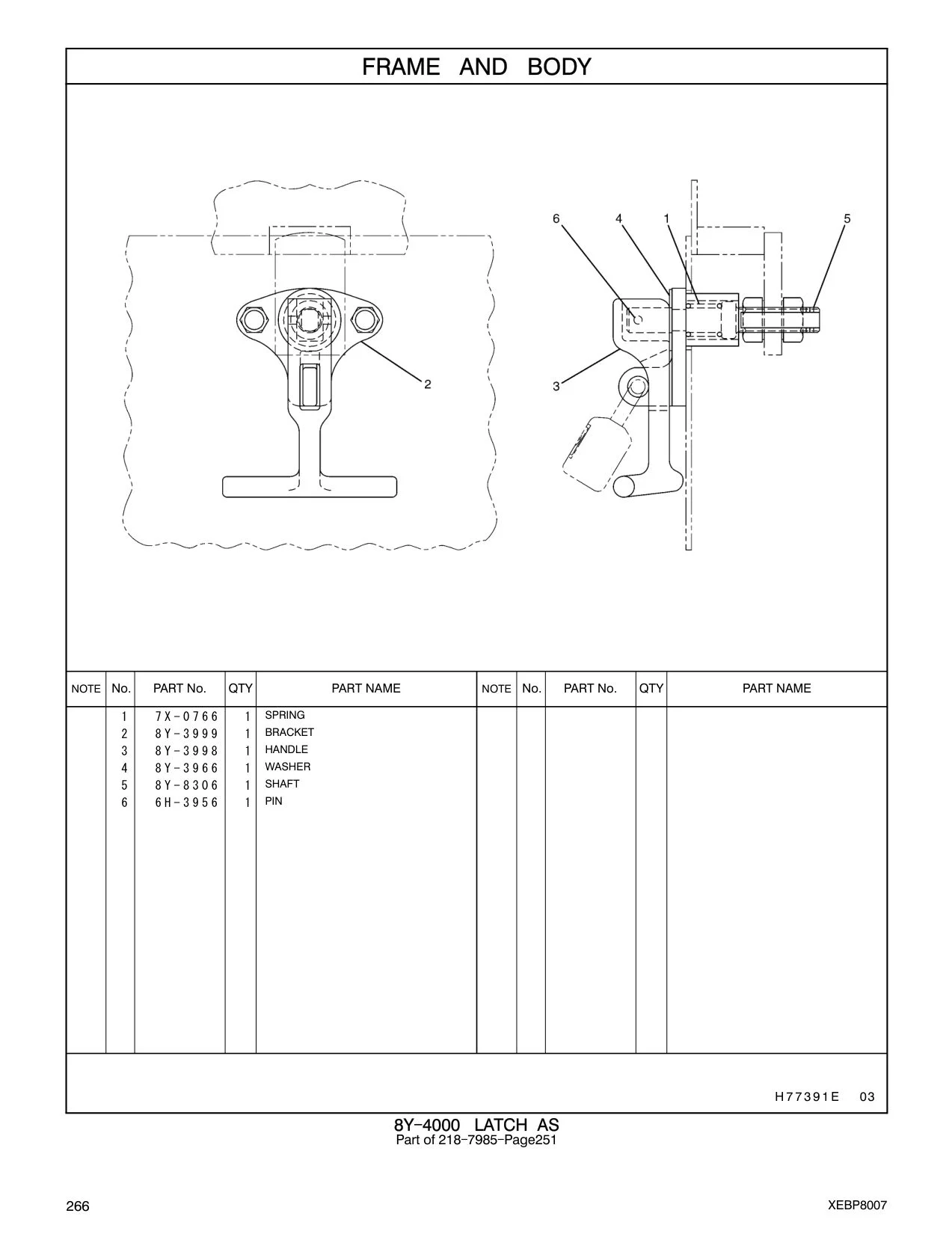 8Y-3998 - HANDLE