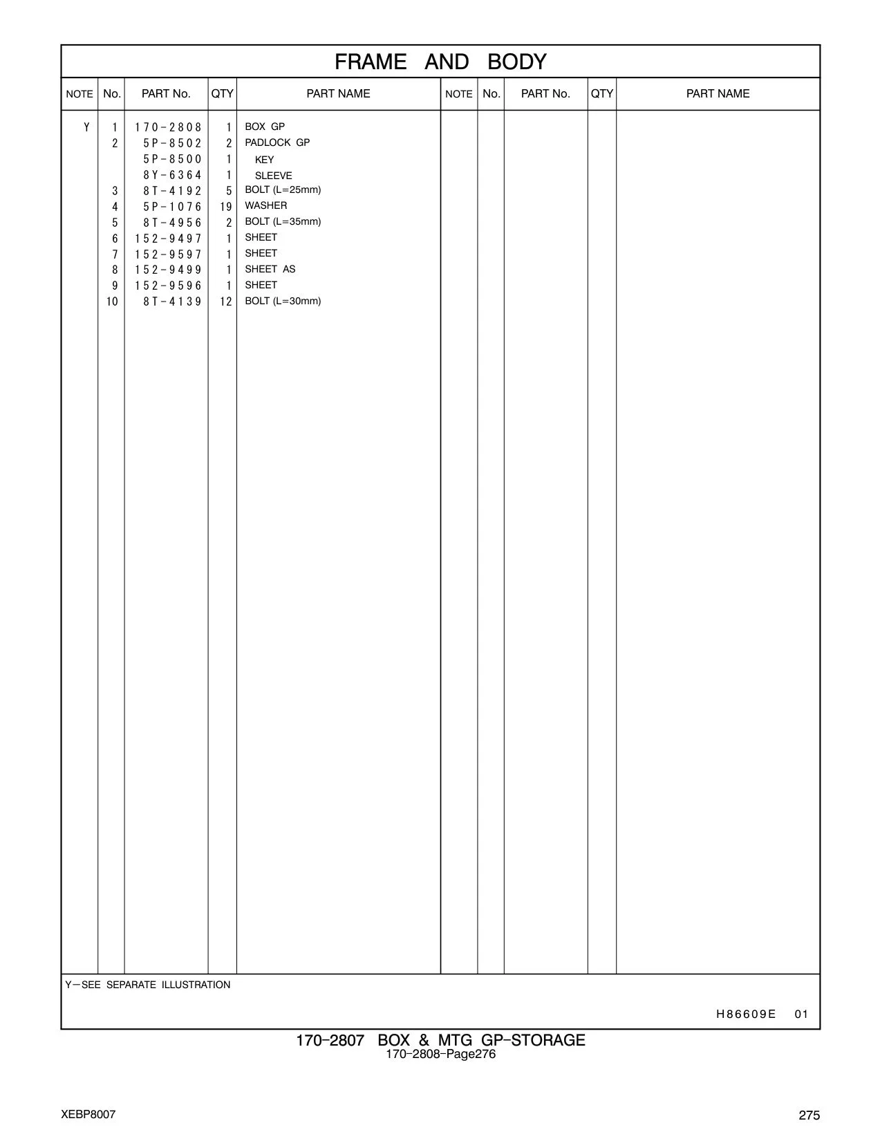 152-9596 - SHEET