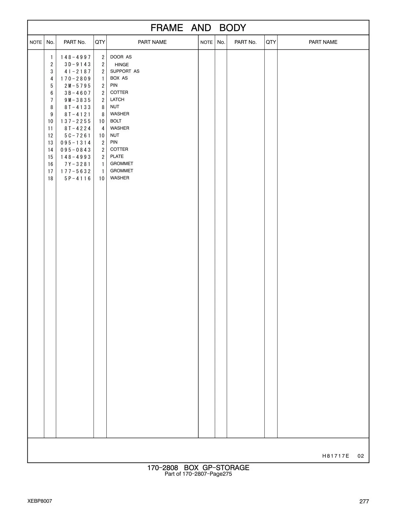 177-5632 - GROMMET