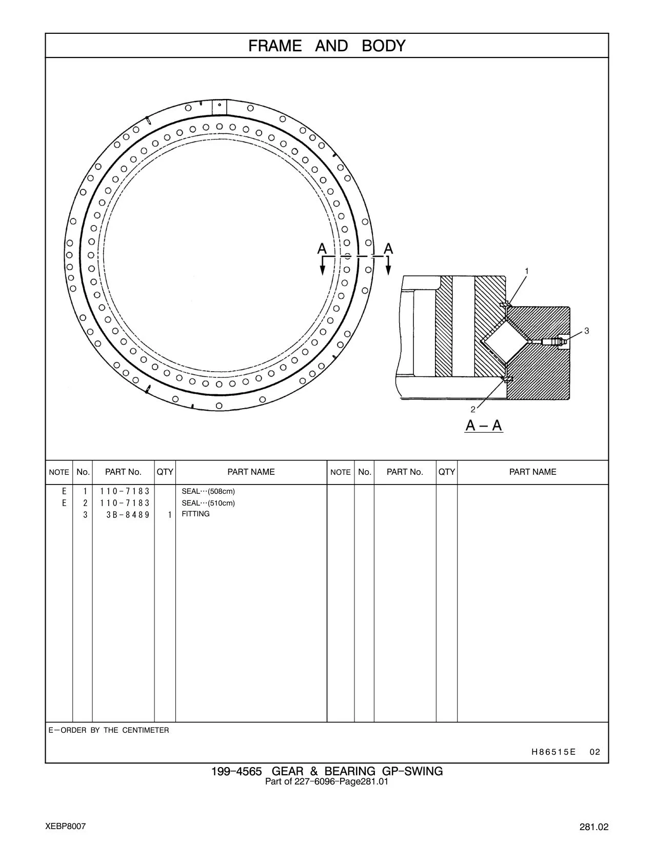 110-7183 - SEAL (508cm)