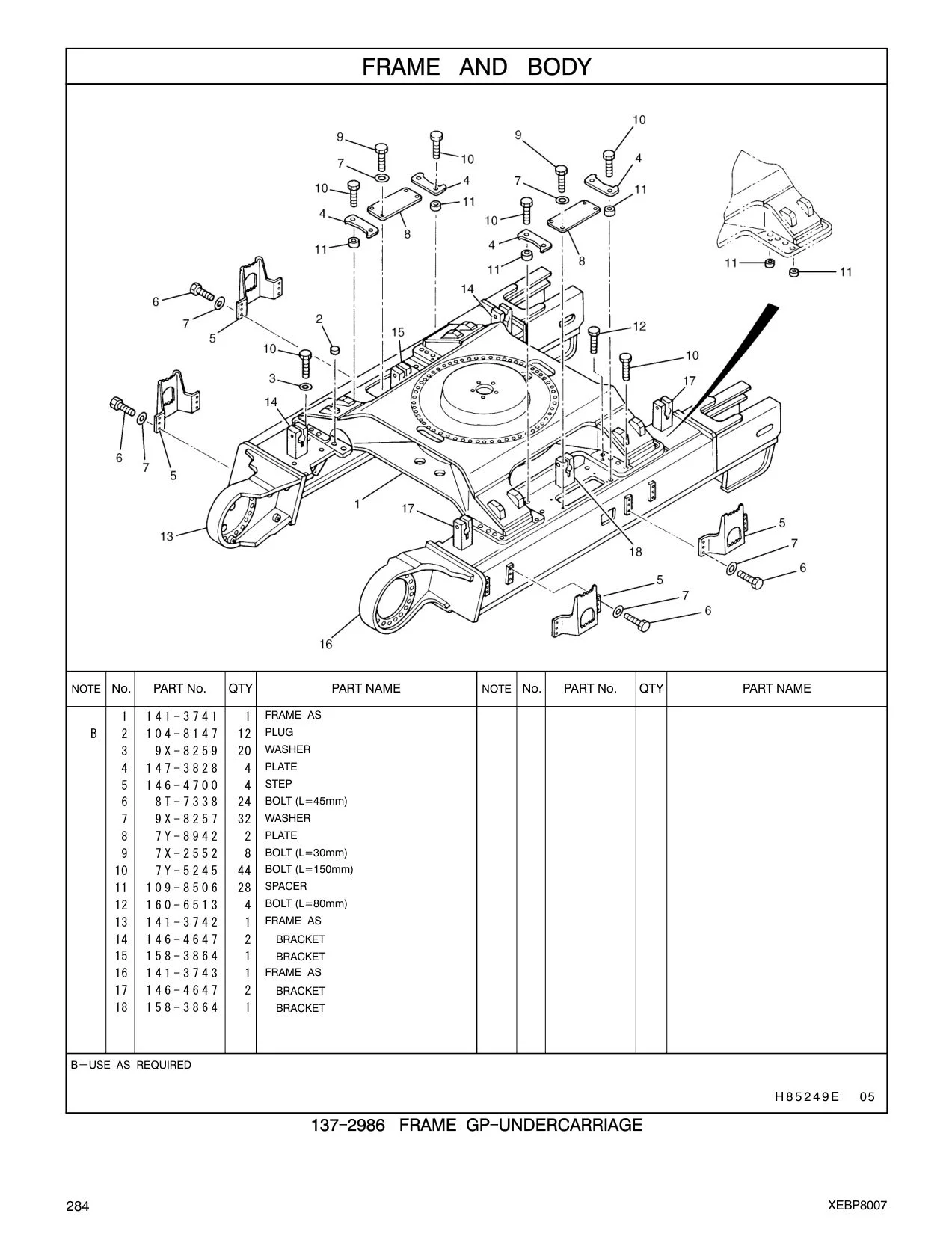 160-6513 - BOLT (L=80mm)