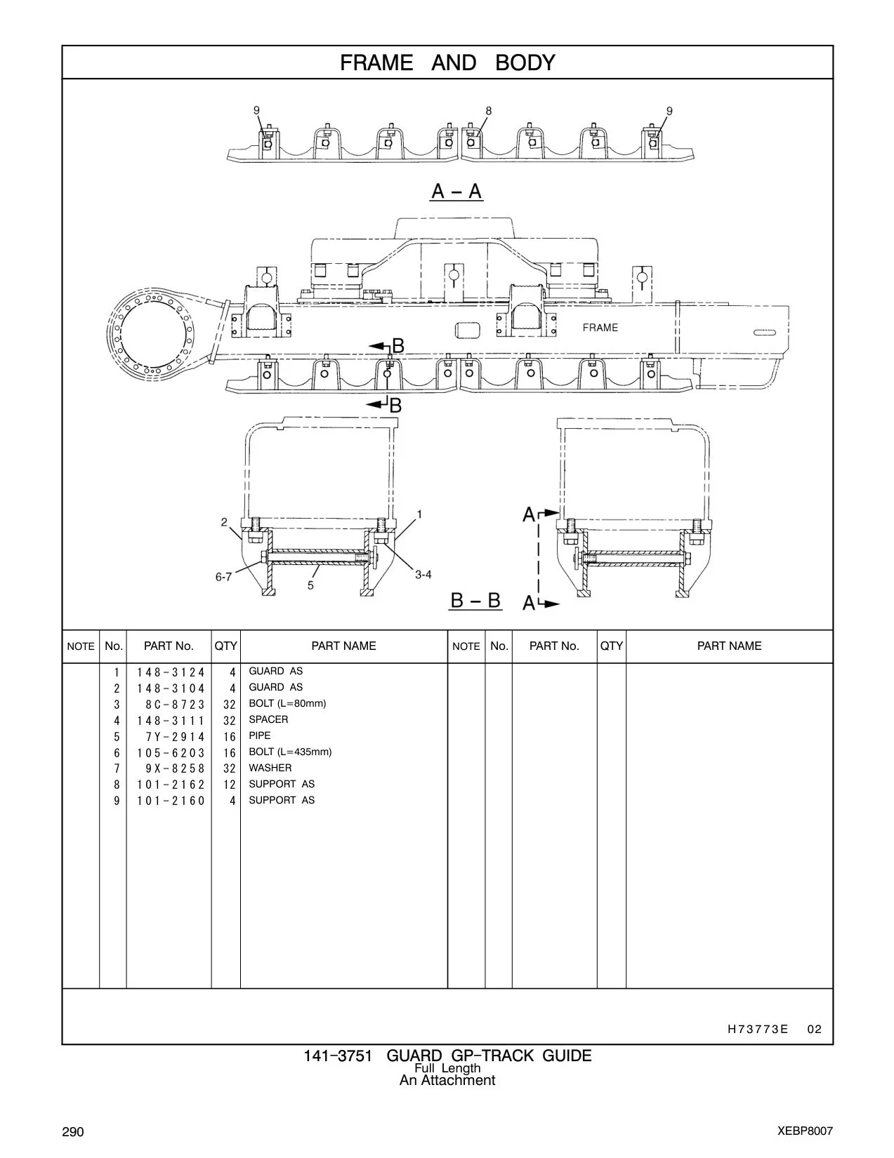 105-6203 - BOLT (L=435mm)